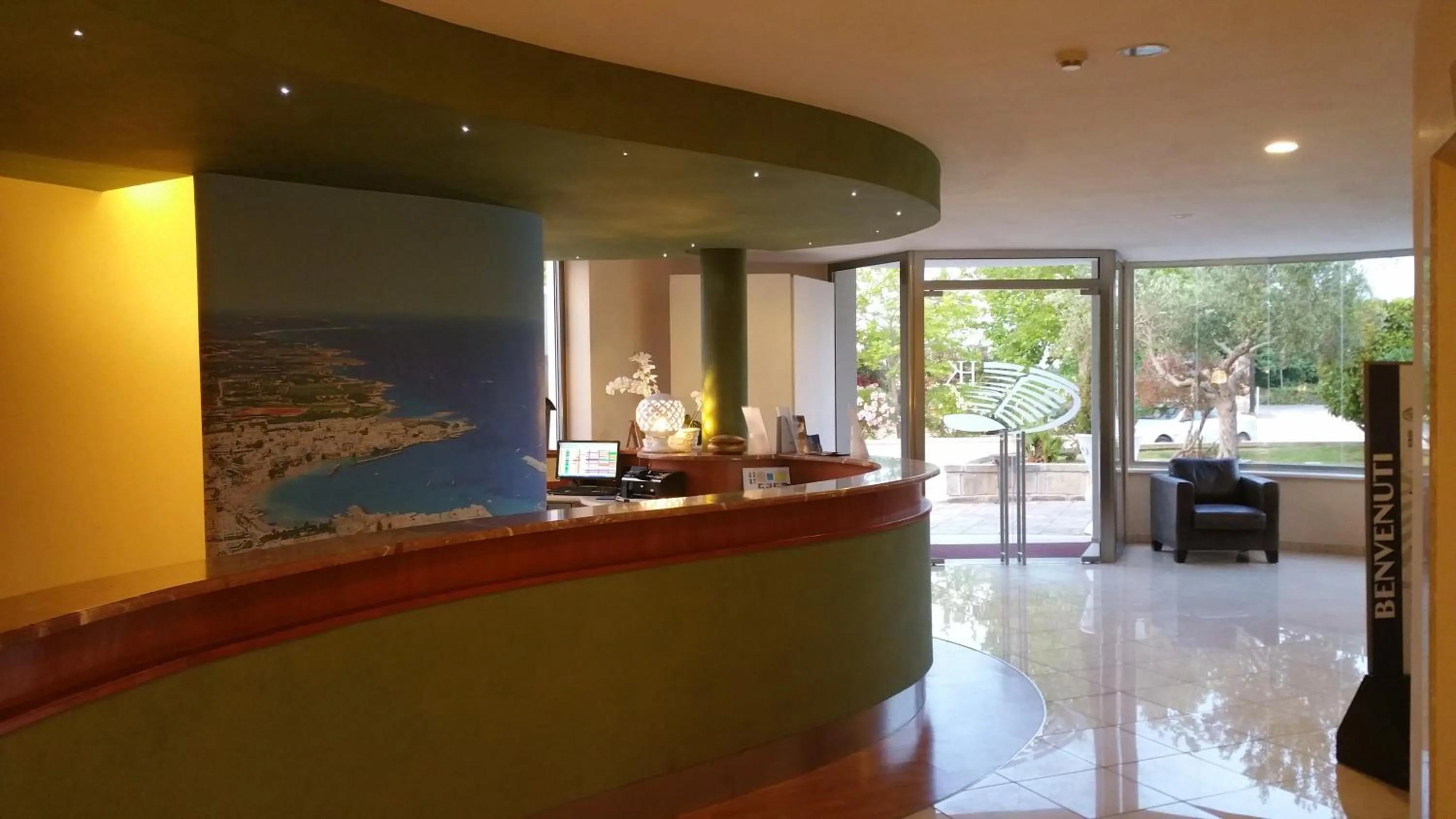 Lobby or reception in Hotel Club Koiné