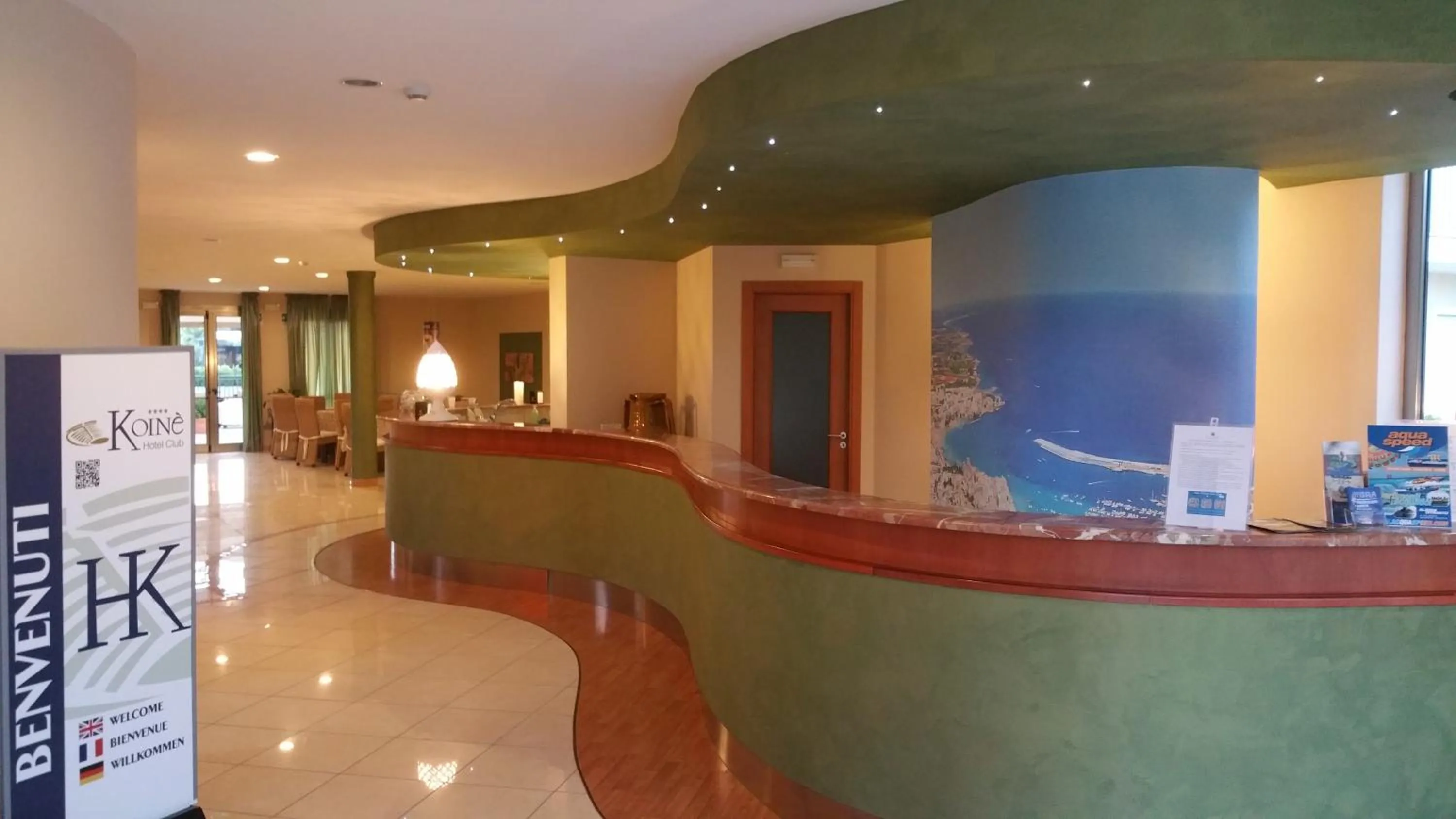 Lobby or reception in Hotel Club Koiné
