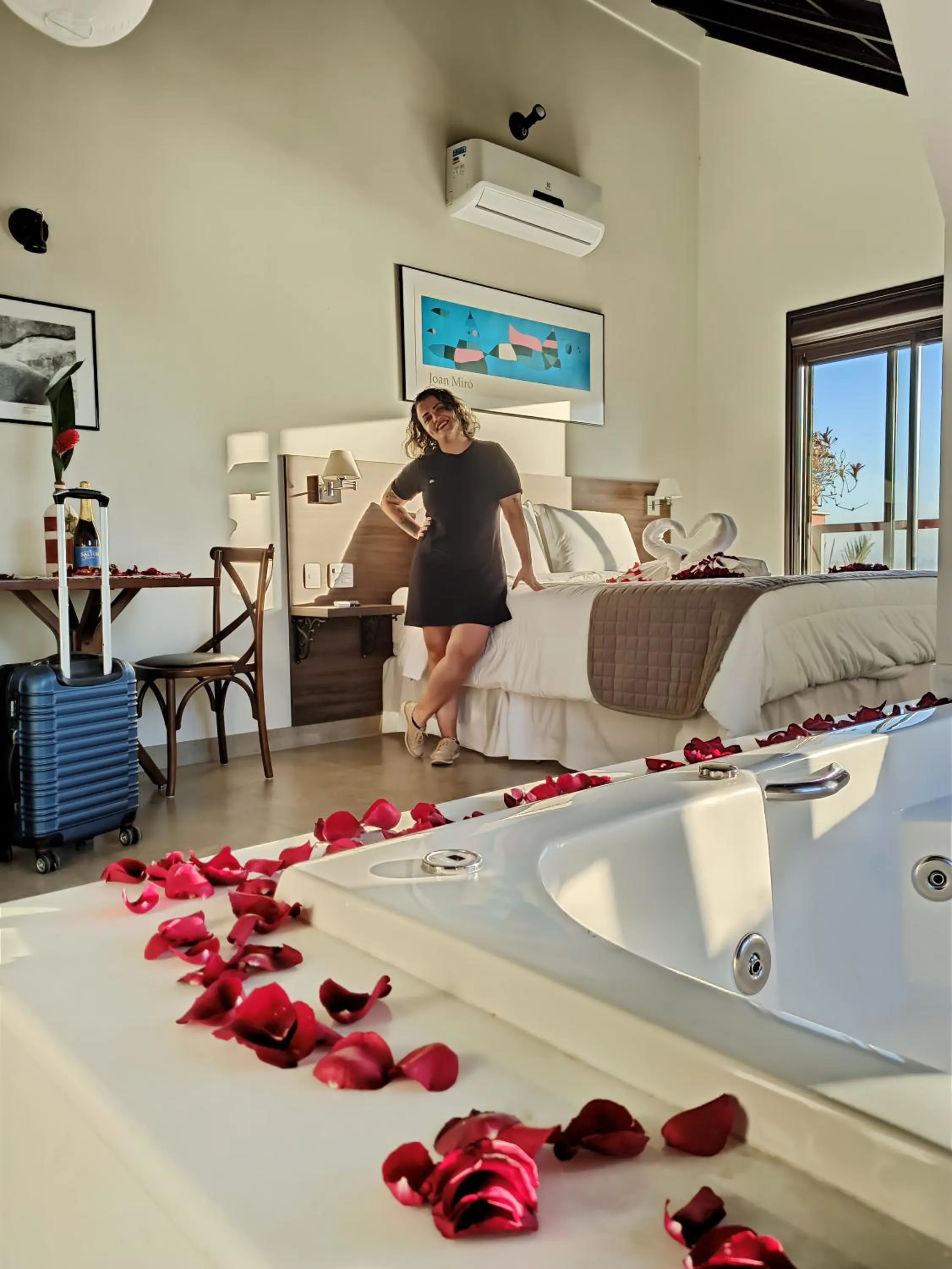 Hot Tub in Suítes com Vista Panorâmica de Florianópolis