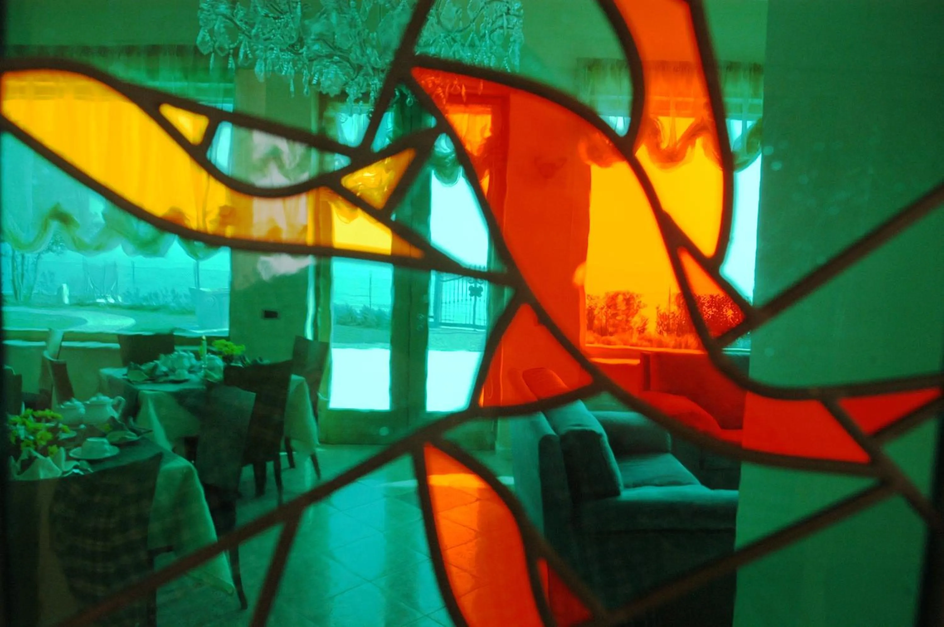 Decorative detail in Torre Degli Ulivi