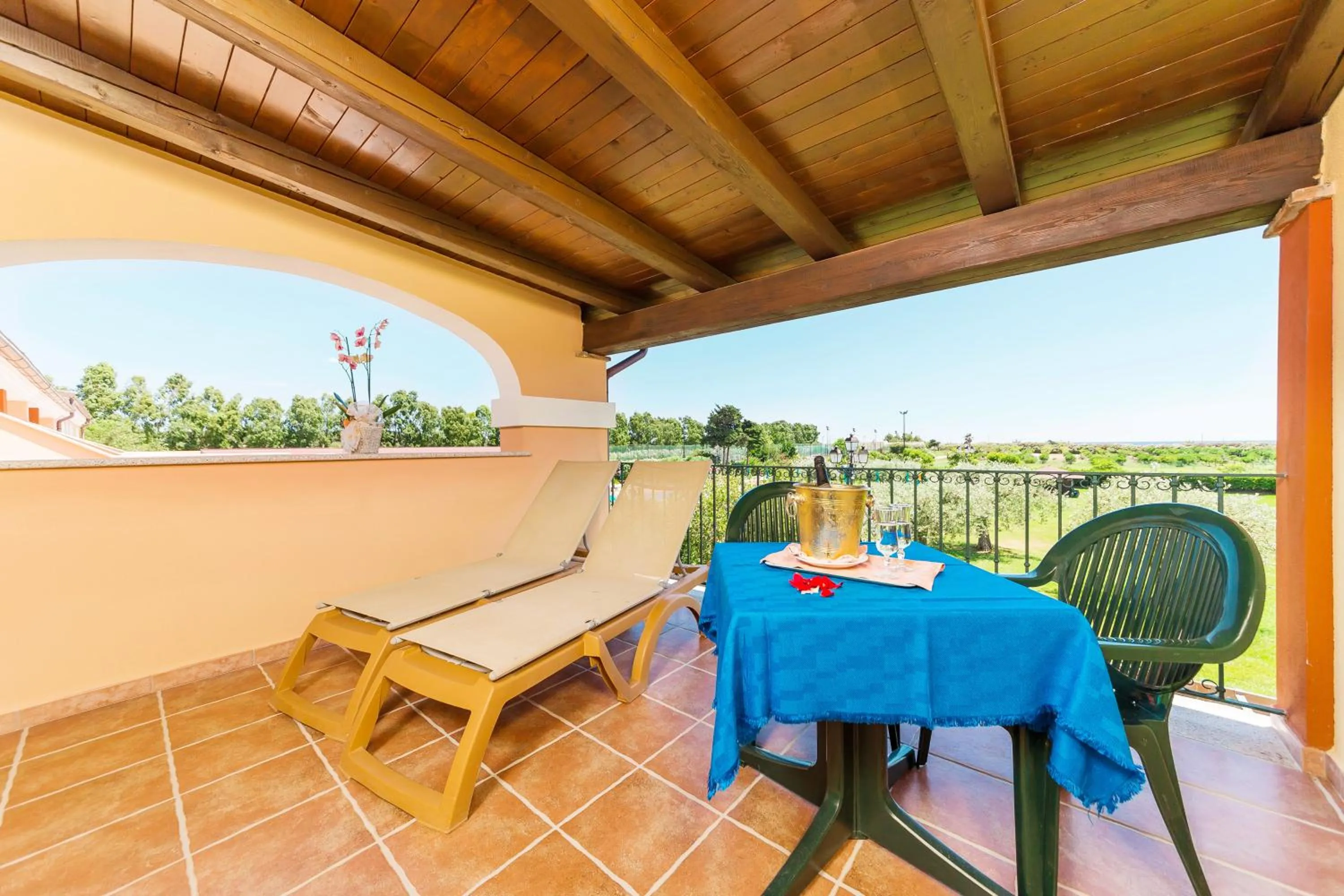 Patio in Sentido Orosei Beach