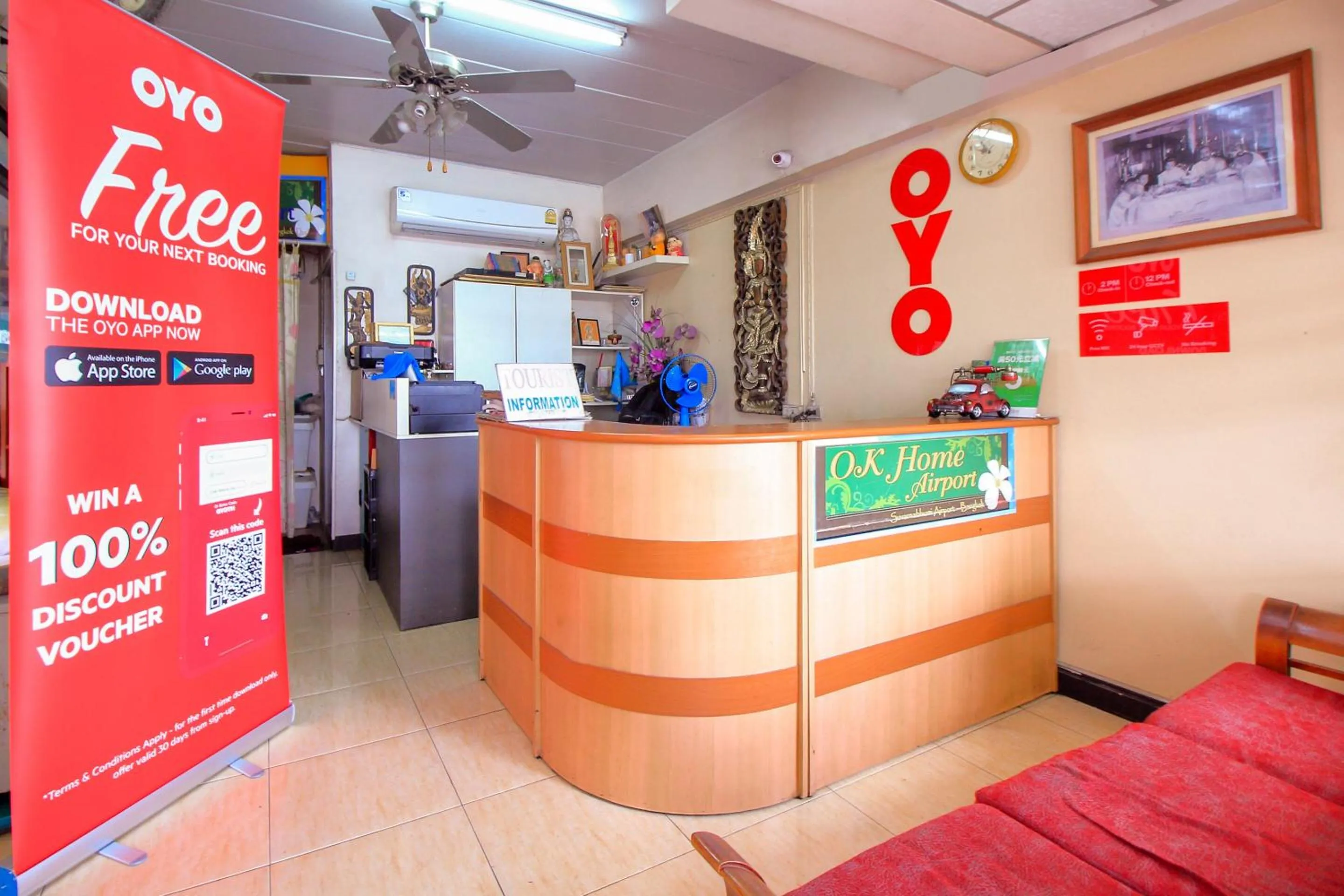 Lobby or reception in Ok Home Airport