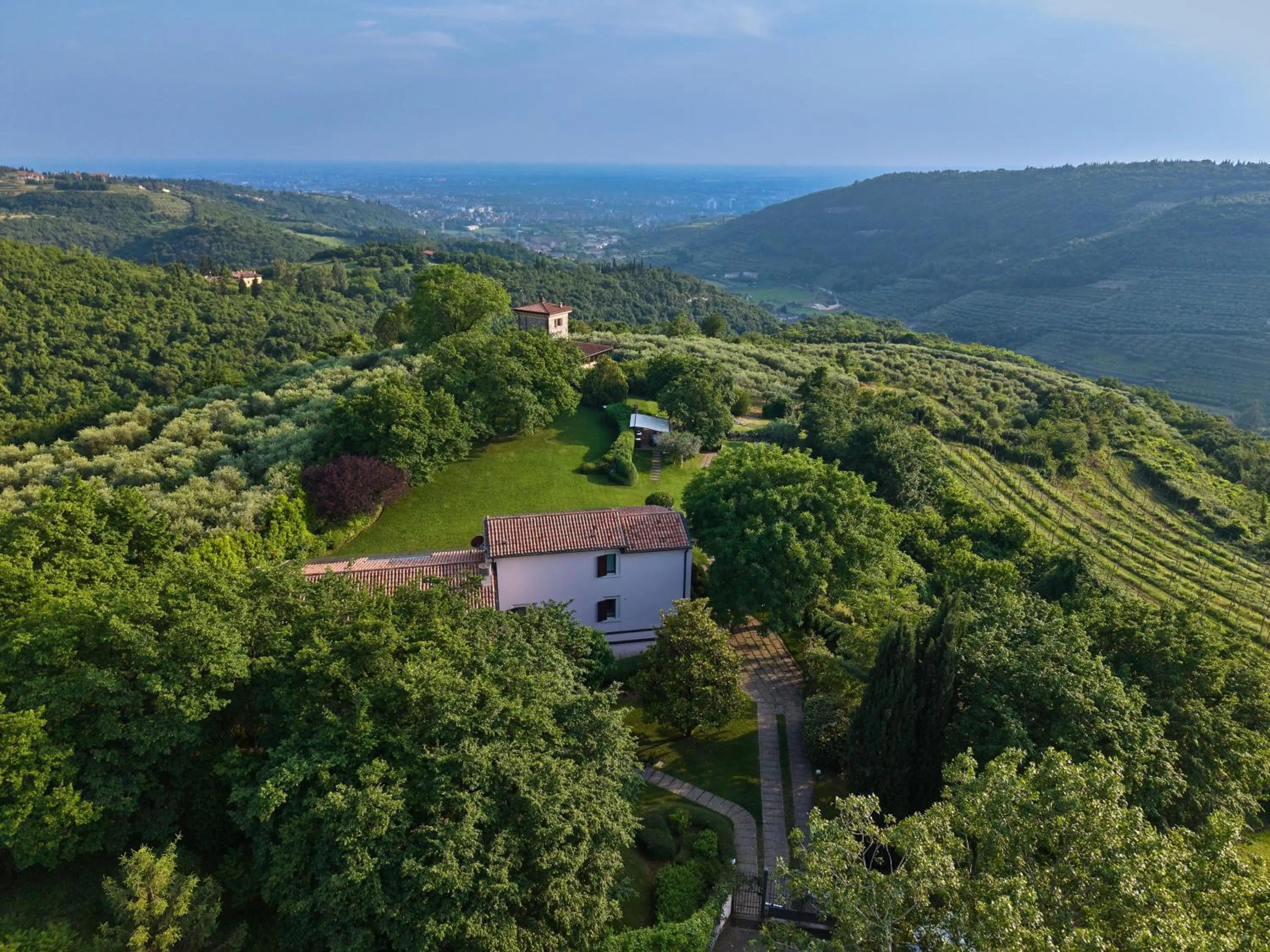 Natural landscape in Villa Beatrice