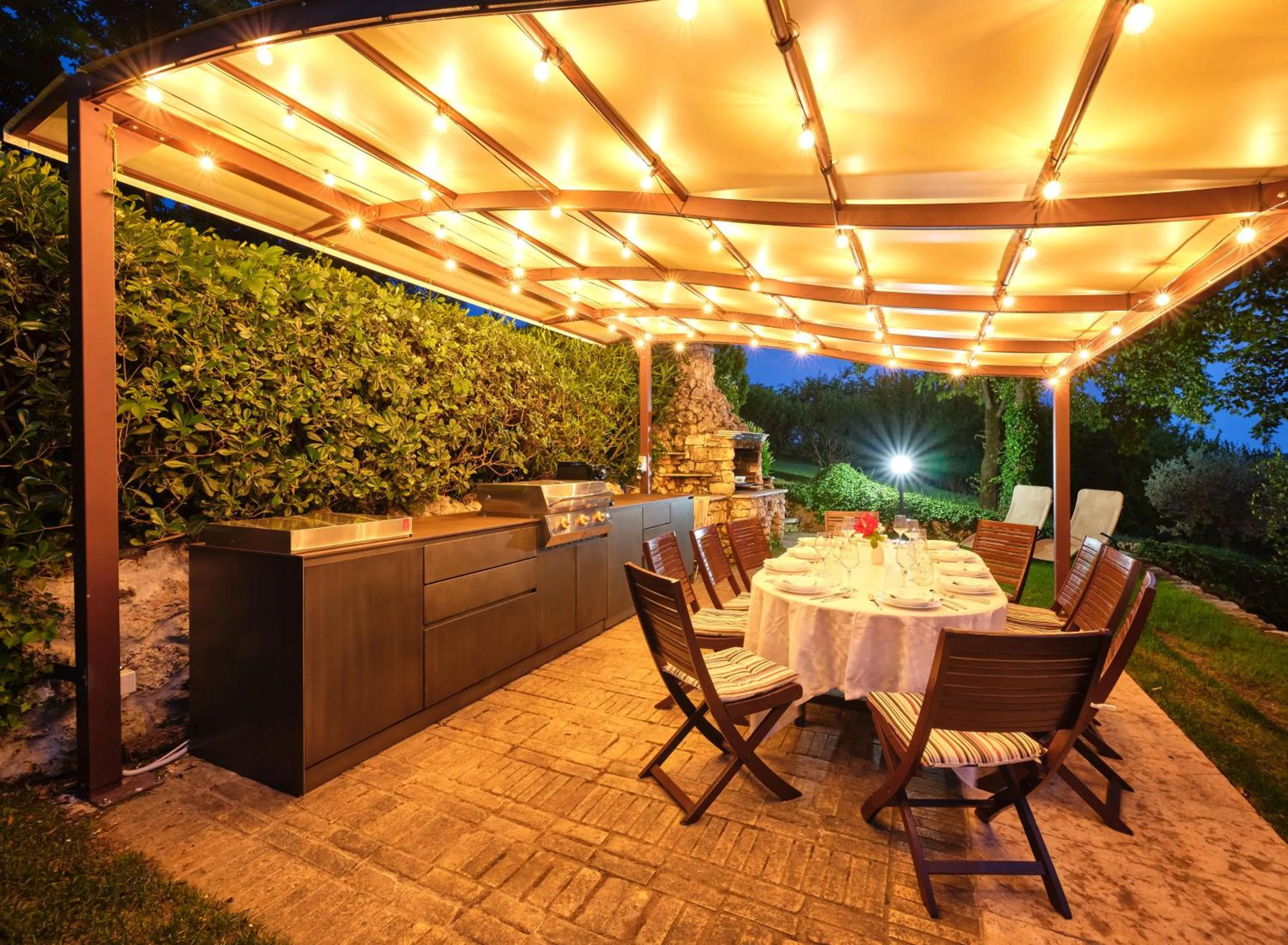 Dining area in Villa Beatrice