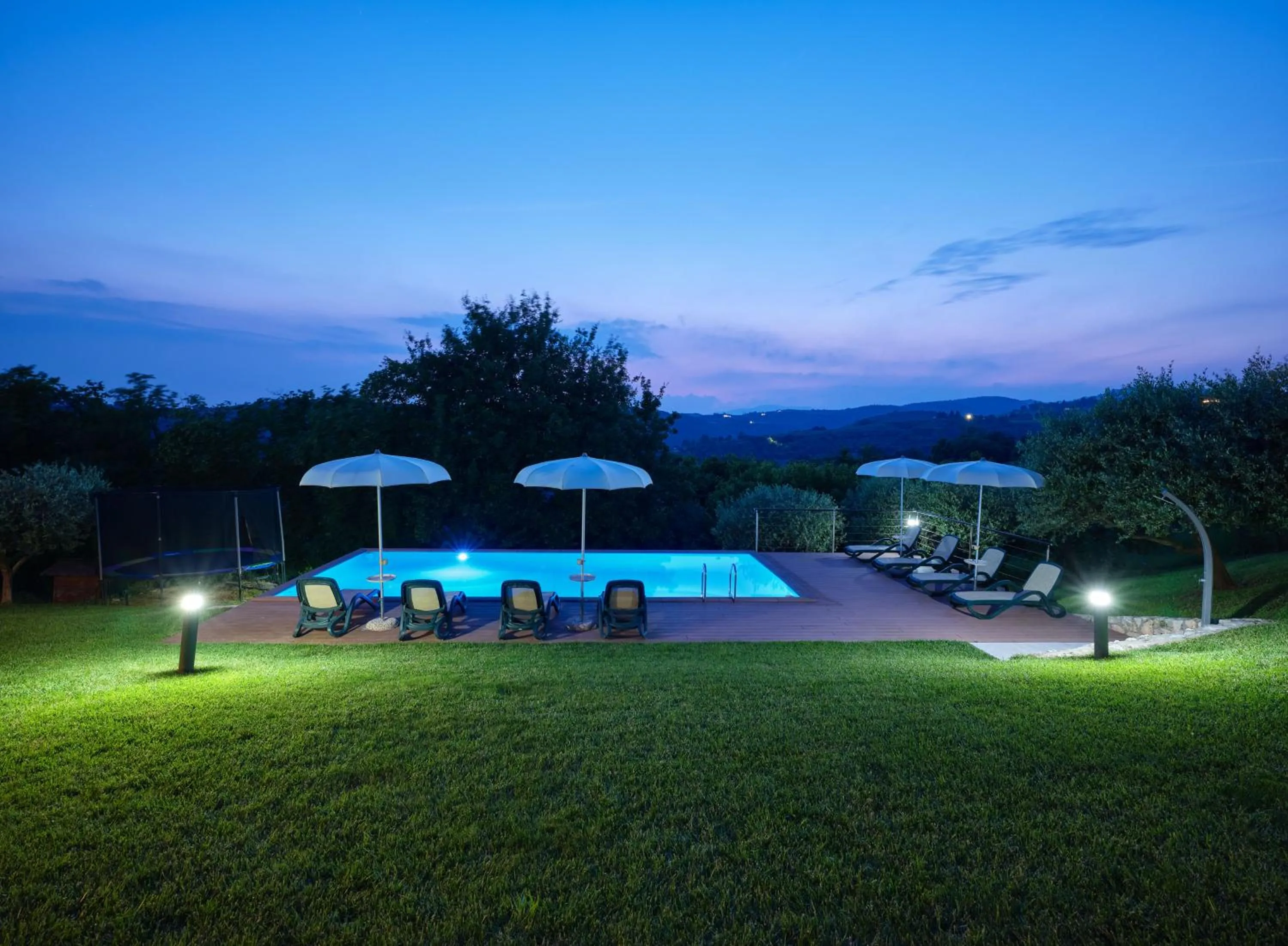 Pool view in Villa Beatrice