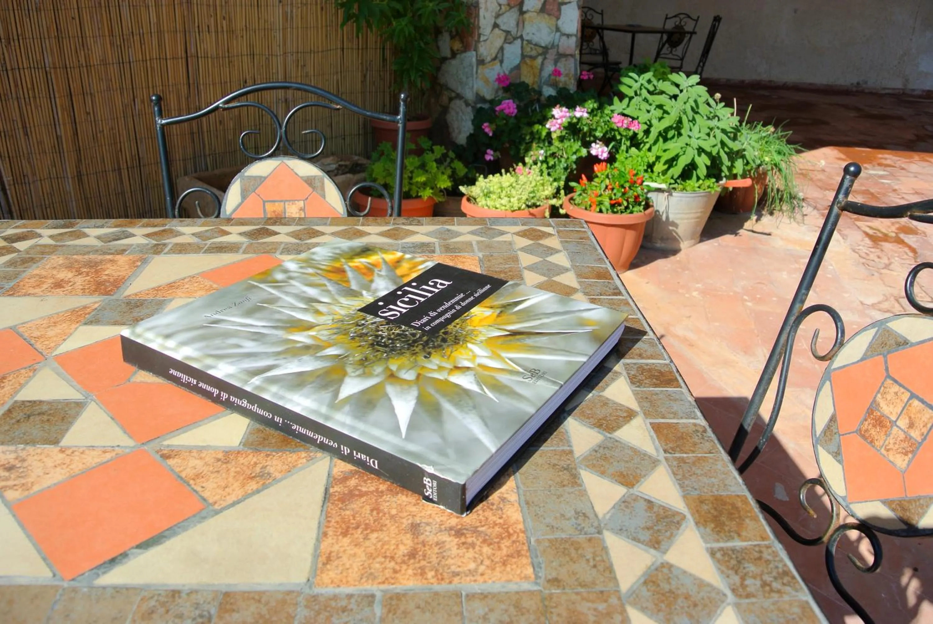 Patio in B&B Al Vecchio Pontile B&B MARSALA