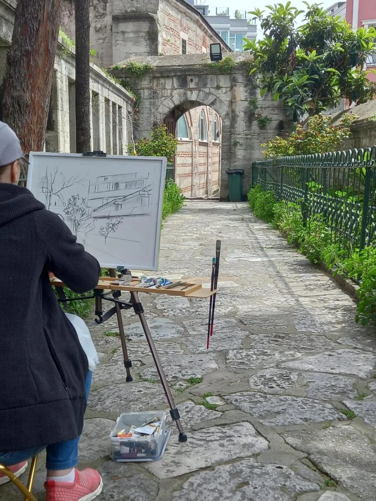 Quiet street view in Emirhan Guesthouse & Suites