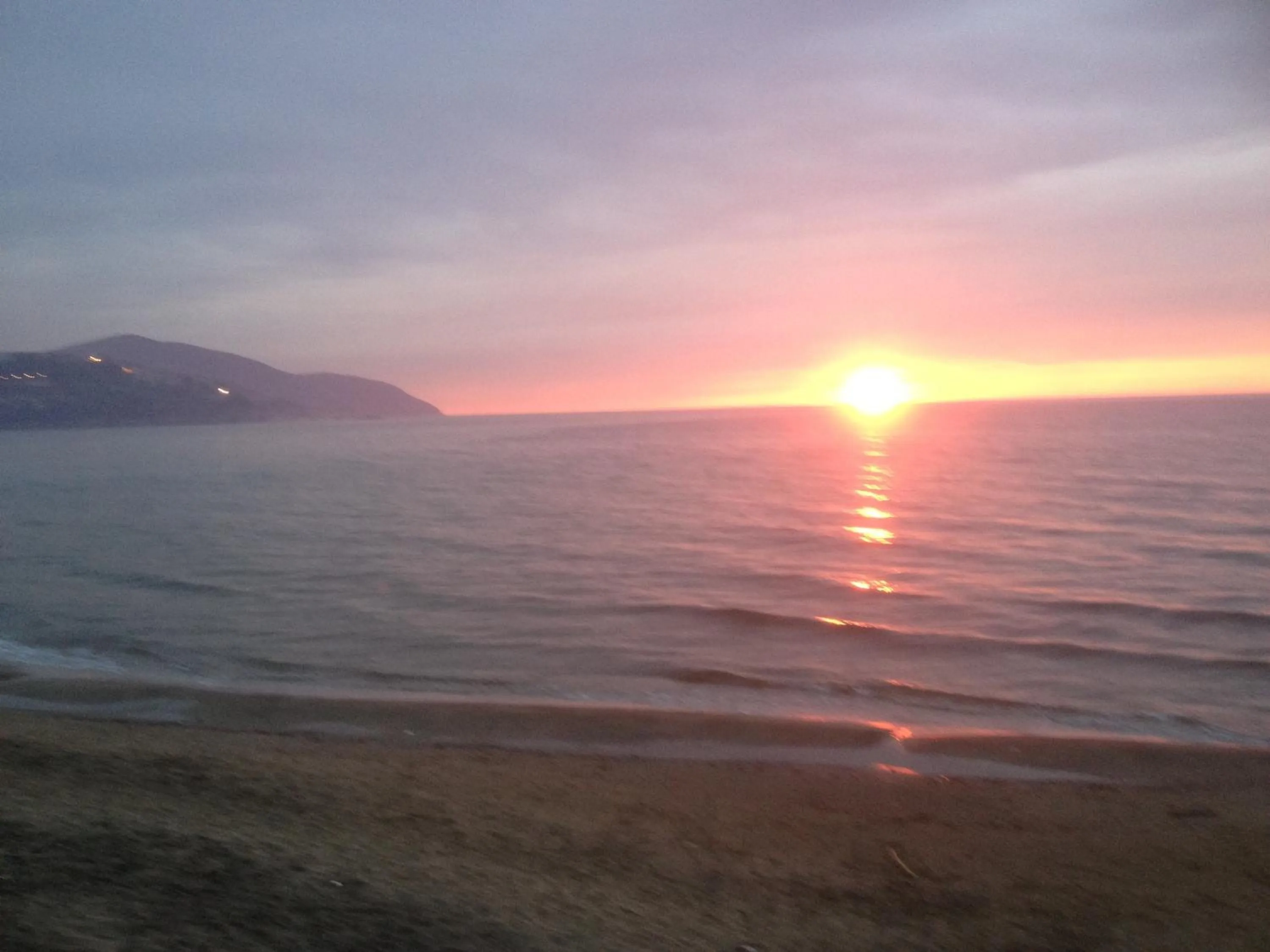 Sunset in B&B L'Ancora