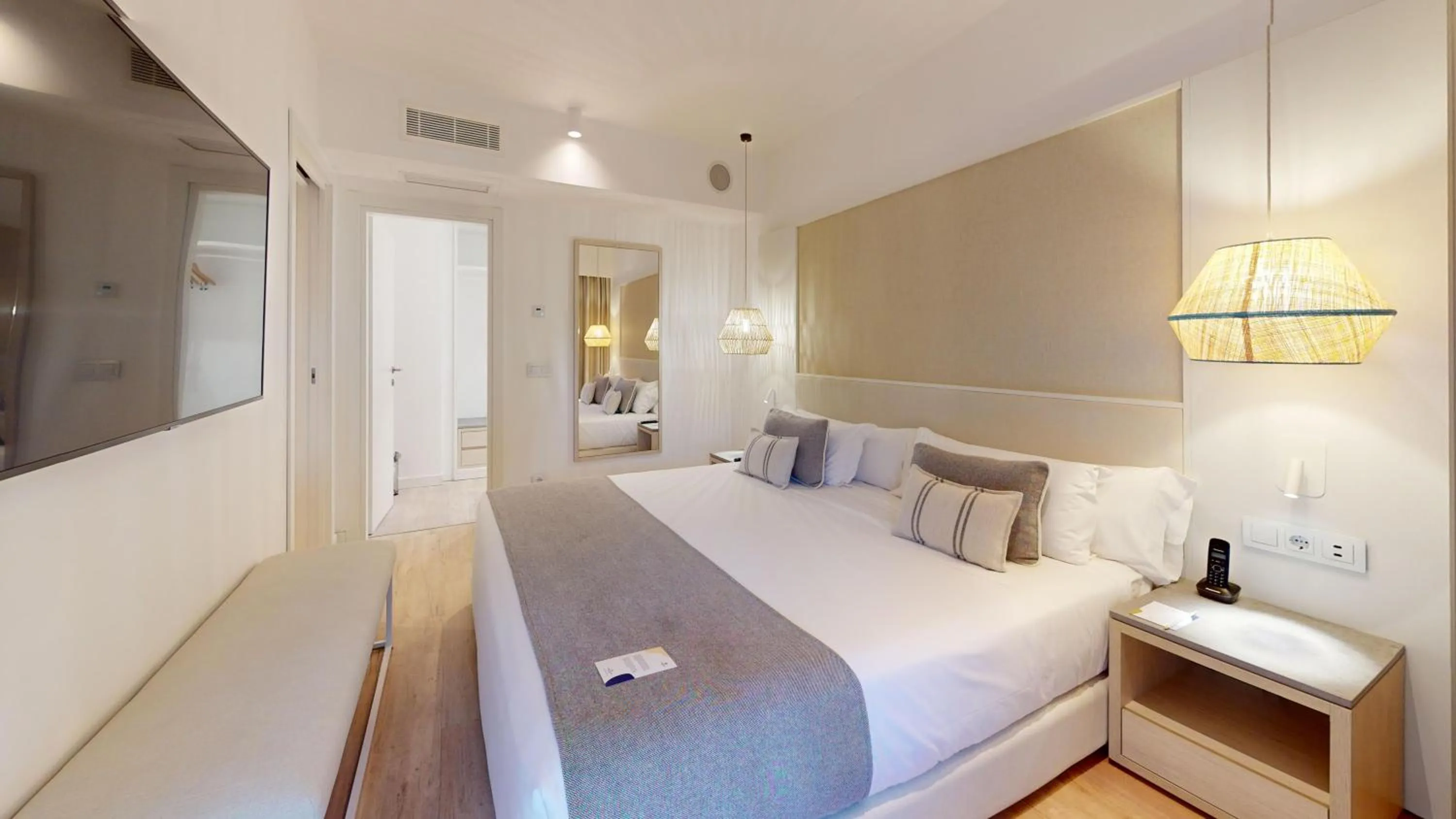 Bed in The Signature Level at Grand Palladium Sicilia Resort & Spa