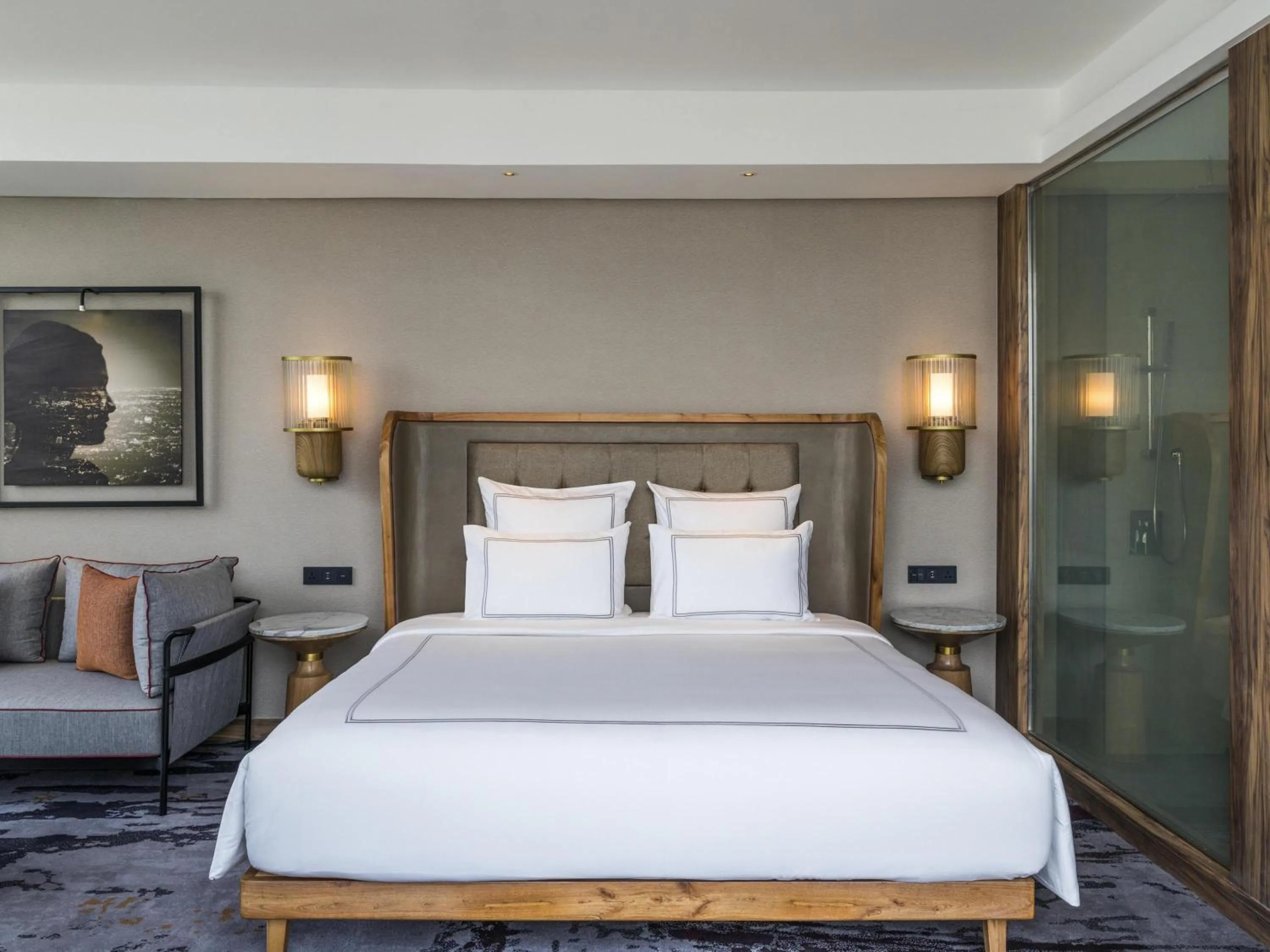 Bedroom, Bed in Swissôtel Jakarta PIK Avenue