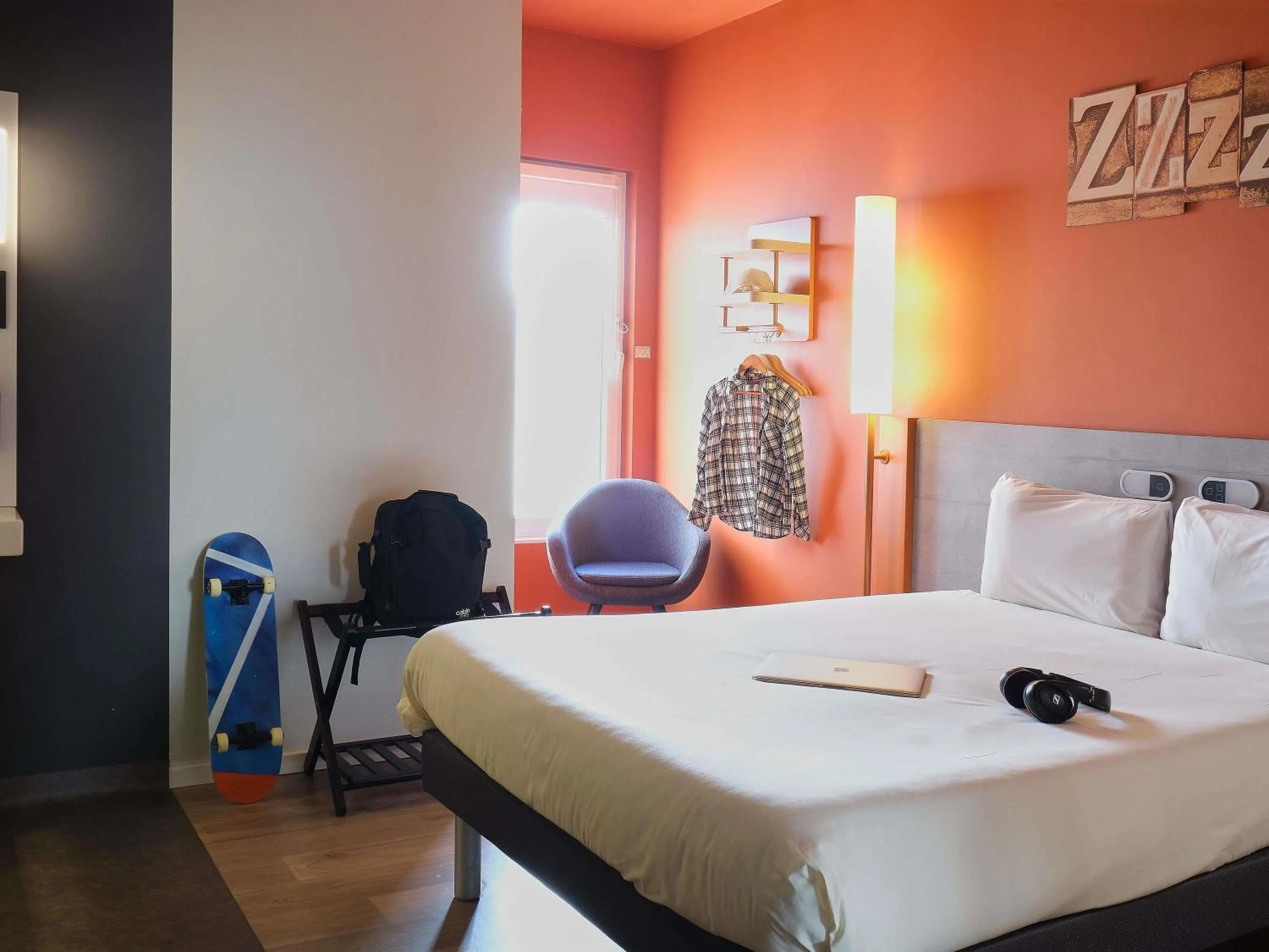 Bedroom, Bed in Ibis Budget Bilbao City