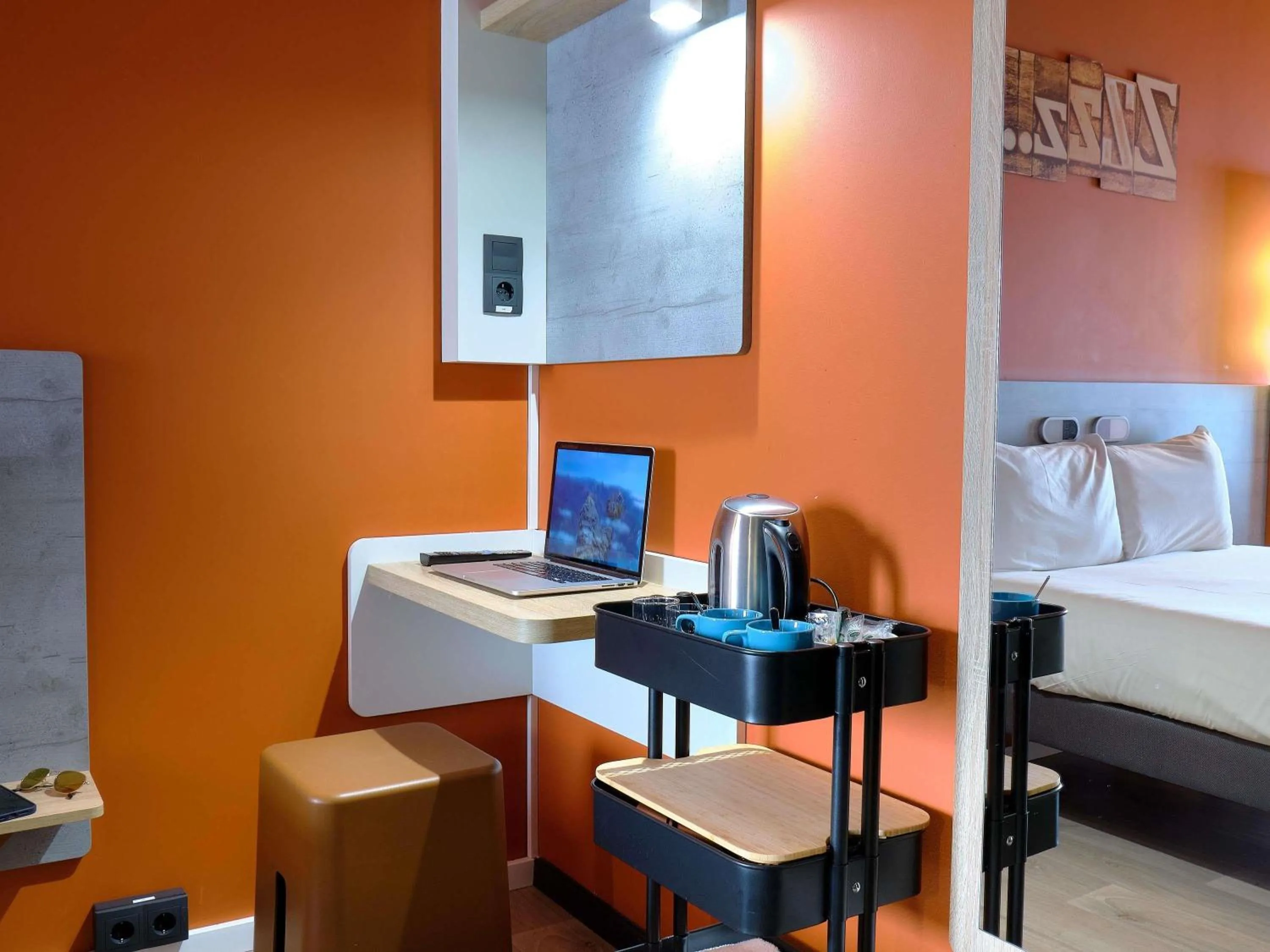 Bedroom, Bed in Ibis Budget Bilbao City