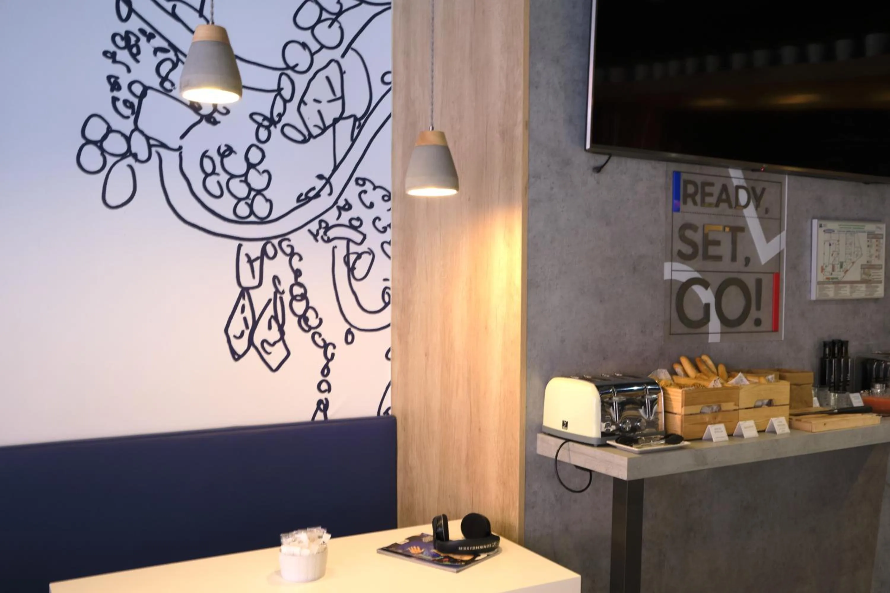 Buffet breakfast in Ibis Budget Bilbao City