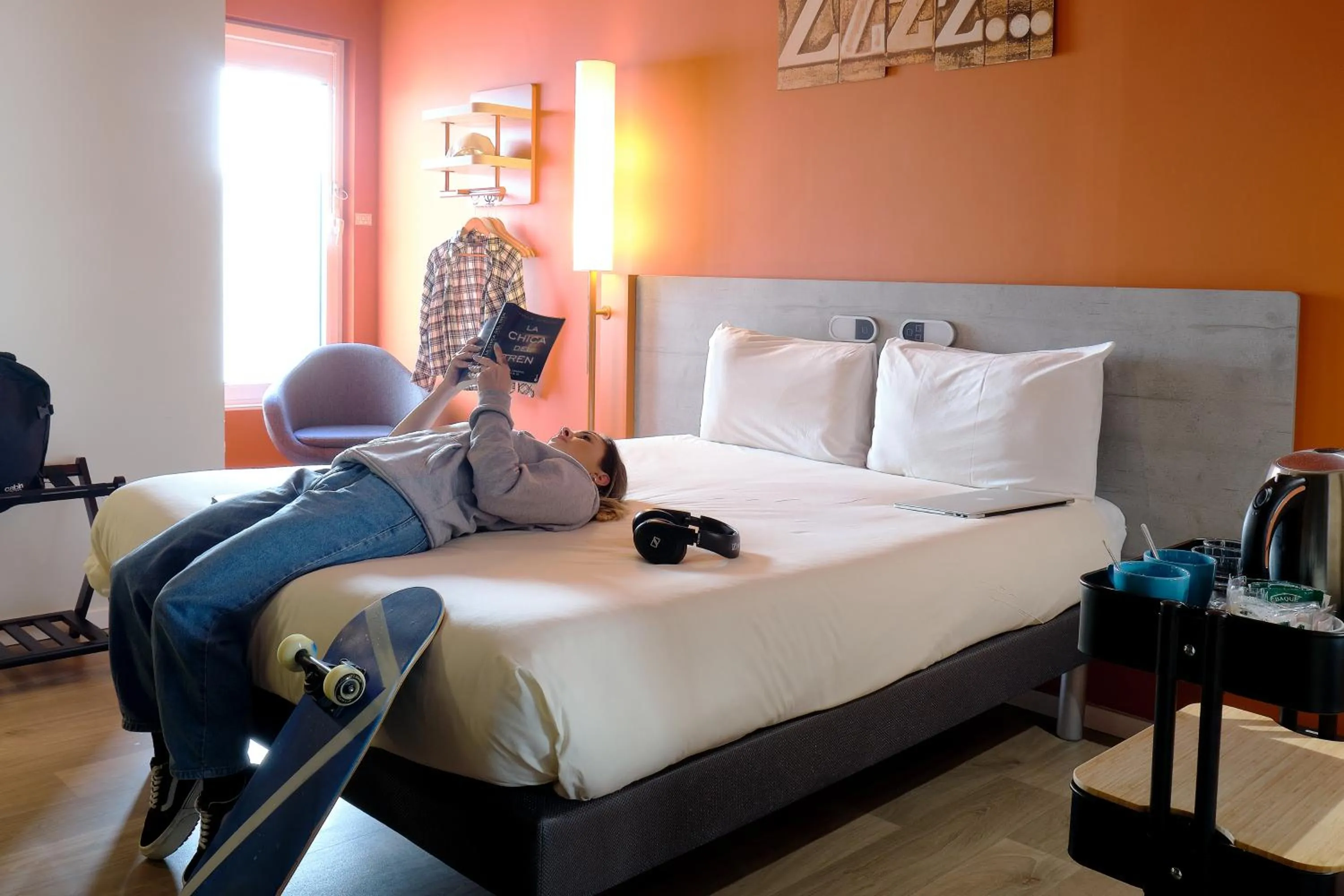 Photo of the whole room, Bed in Ibis Budget Bilbao City