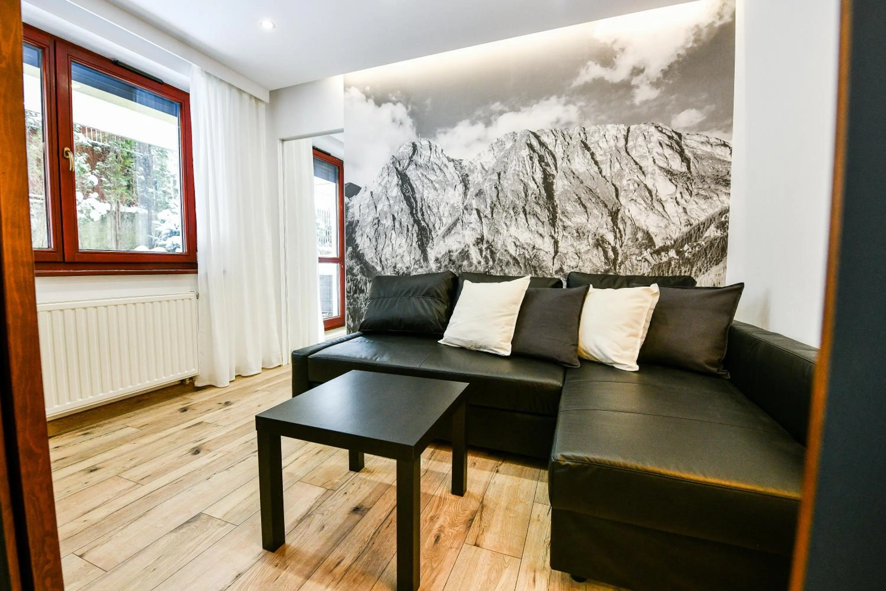 Seating area in RentPlanet - Apartamenty Bulwary Słowackiego