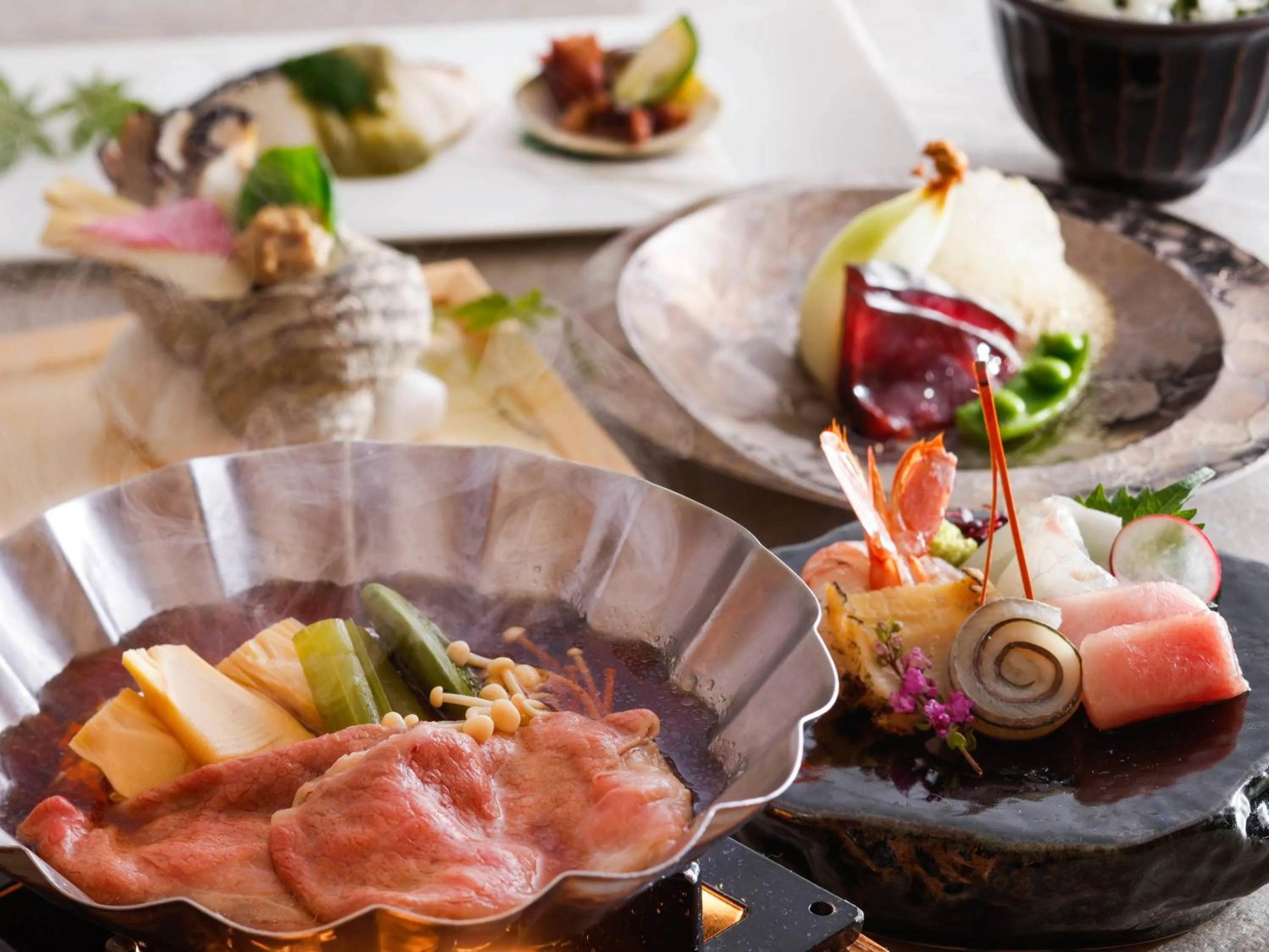 Dinner in KAMENOI HOTEL Toba