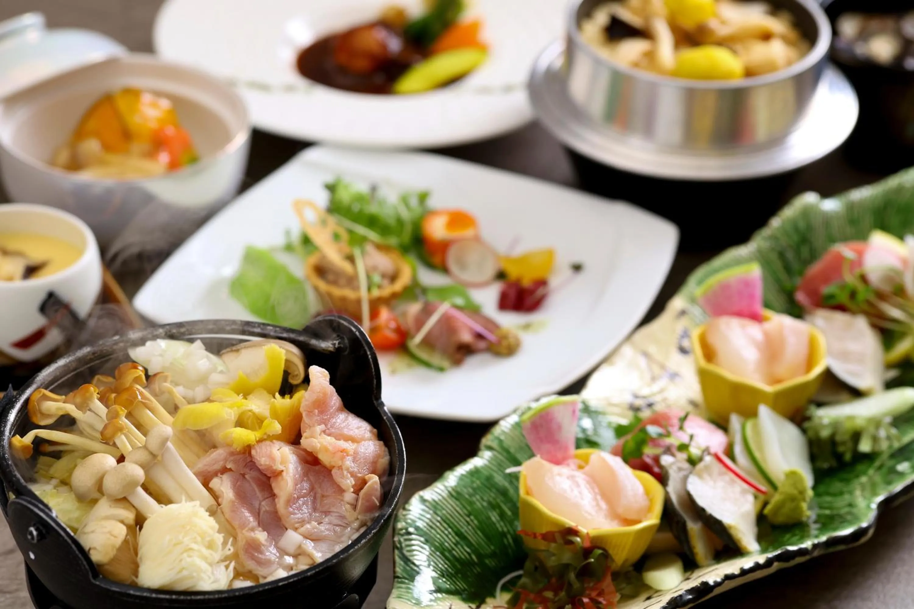 Meals in KAMENOI HOTEL Itako