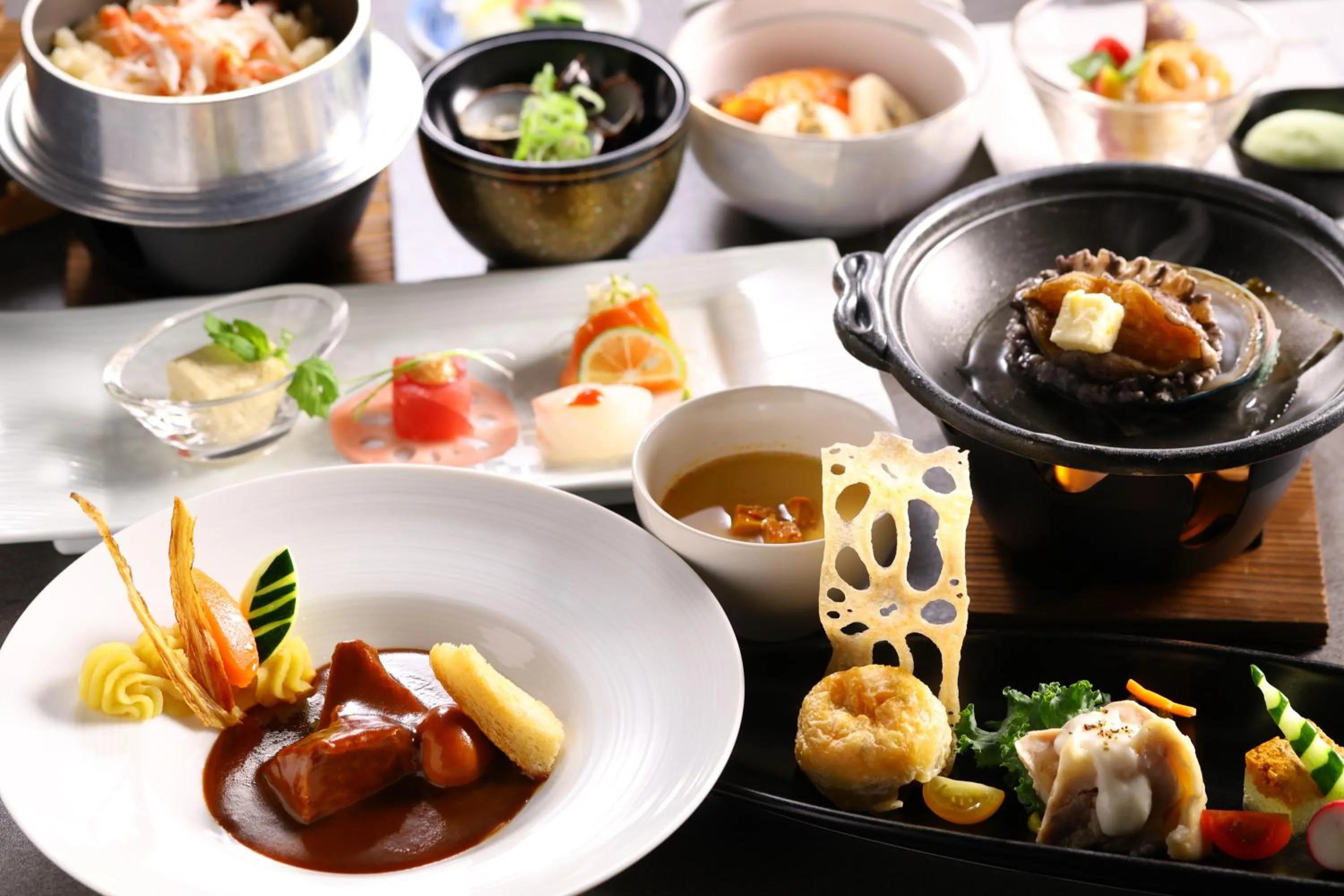 Food in KAMENOI HOTEL Itako