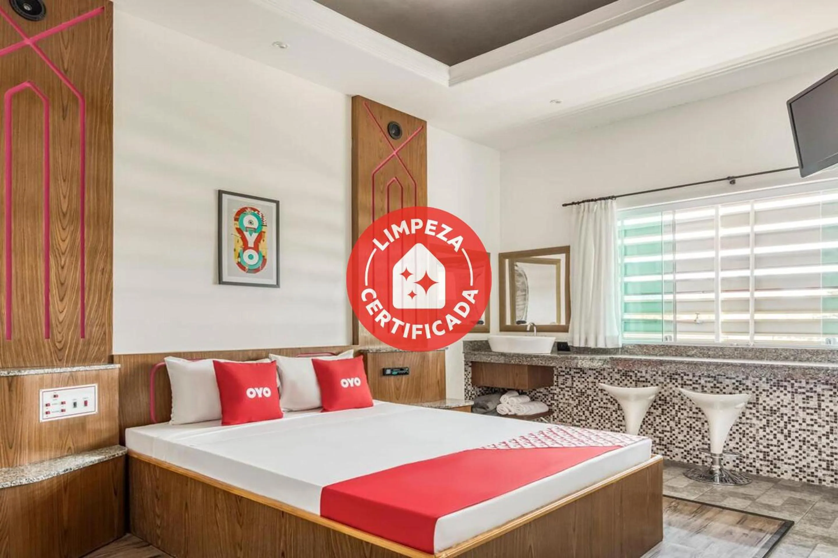 Bedroom in OYO Estrela Dalva, São Paulo