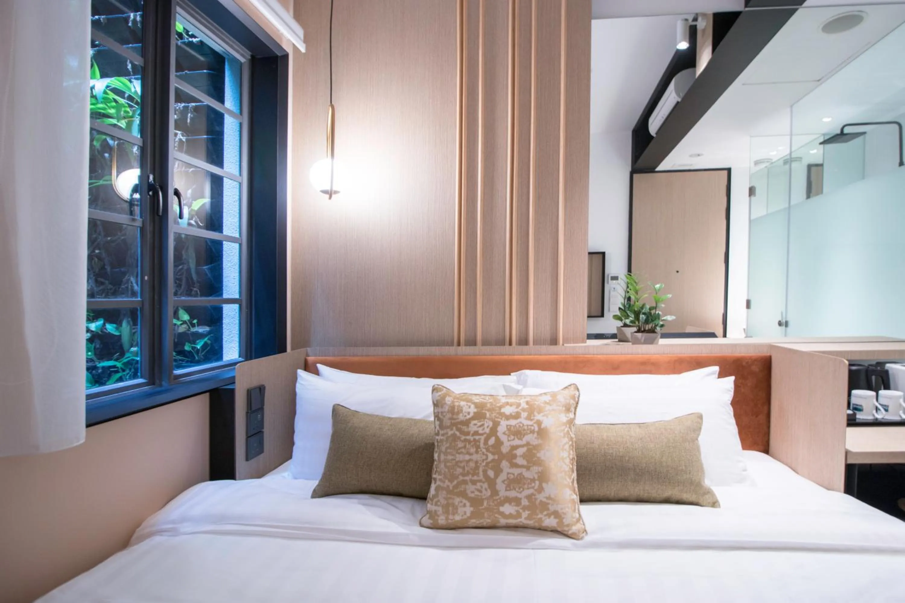 Bed in Hotel NuVe Elements