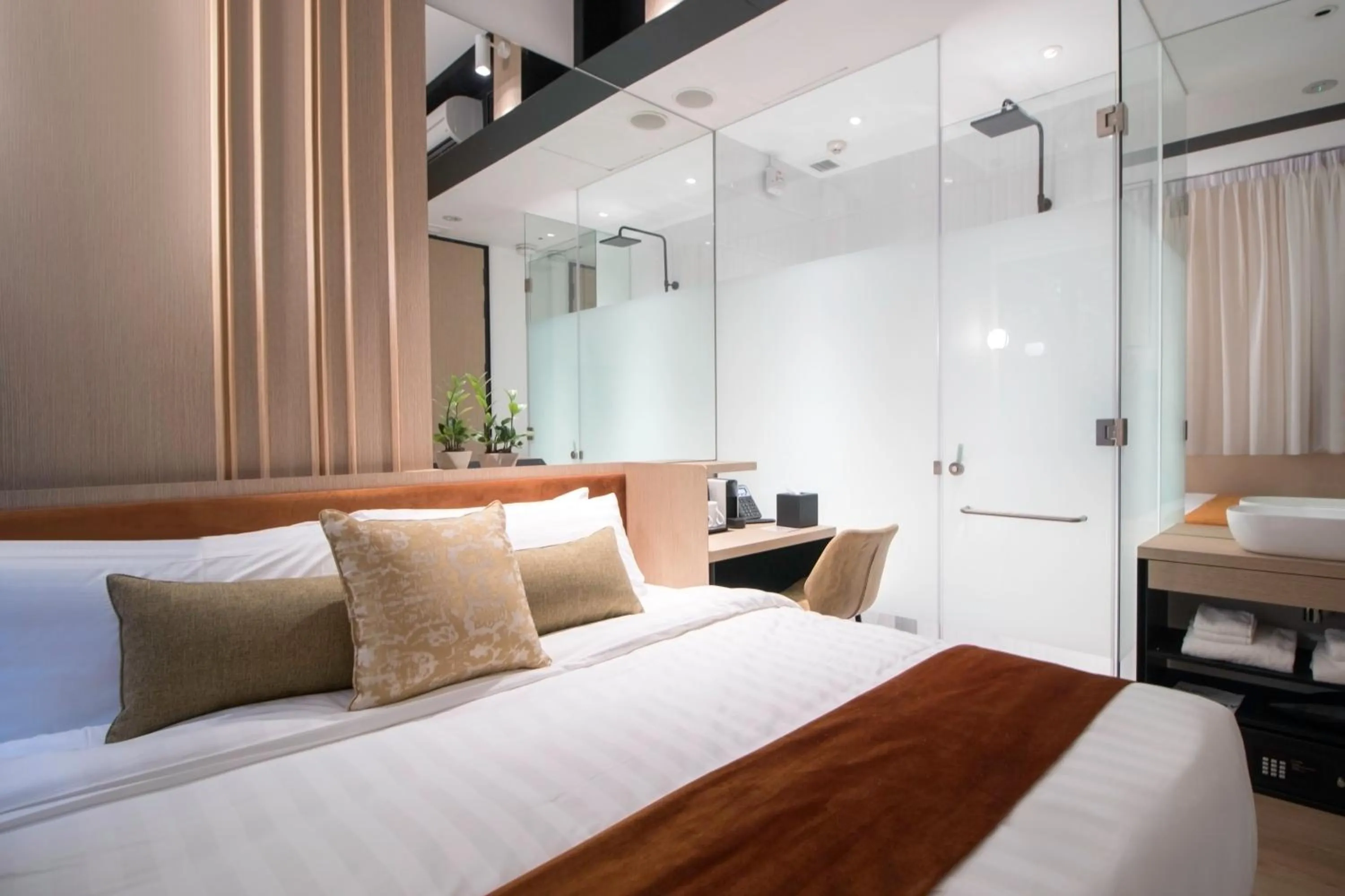 Bed in Hotel NuVe Elements