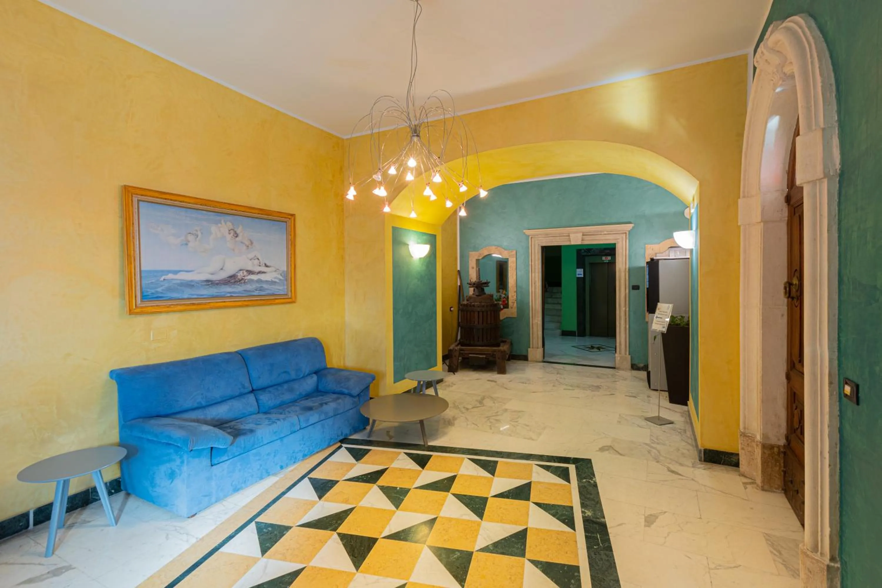 Lobby or reception in Hotel Azzurro