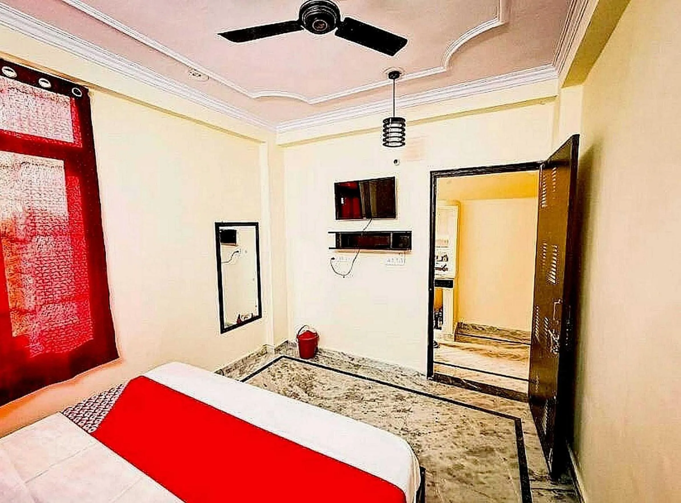 Bedroom, Bed in Hotel O Lal Residency