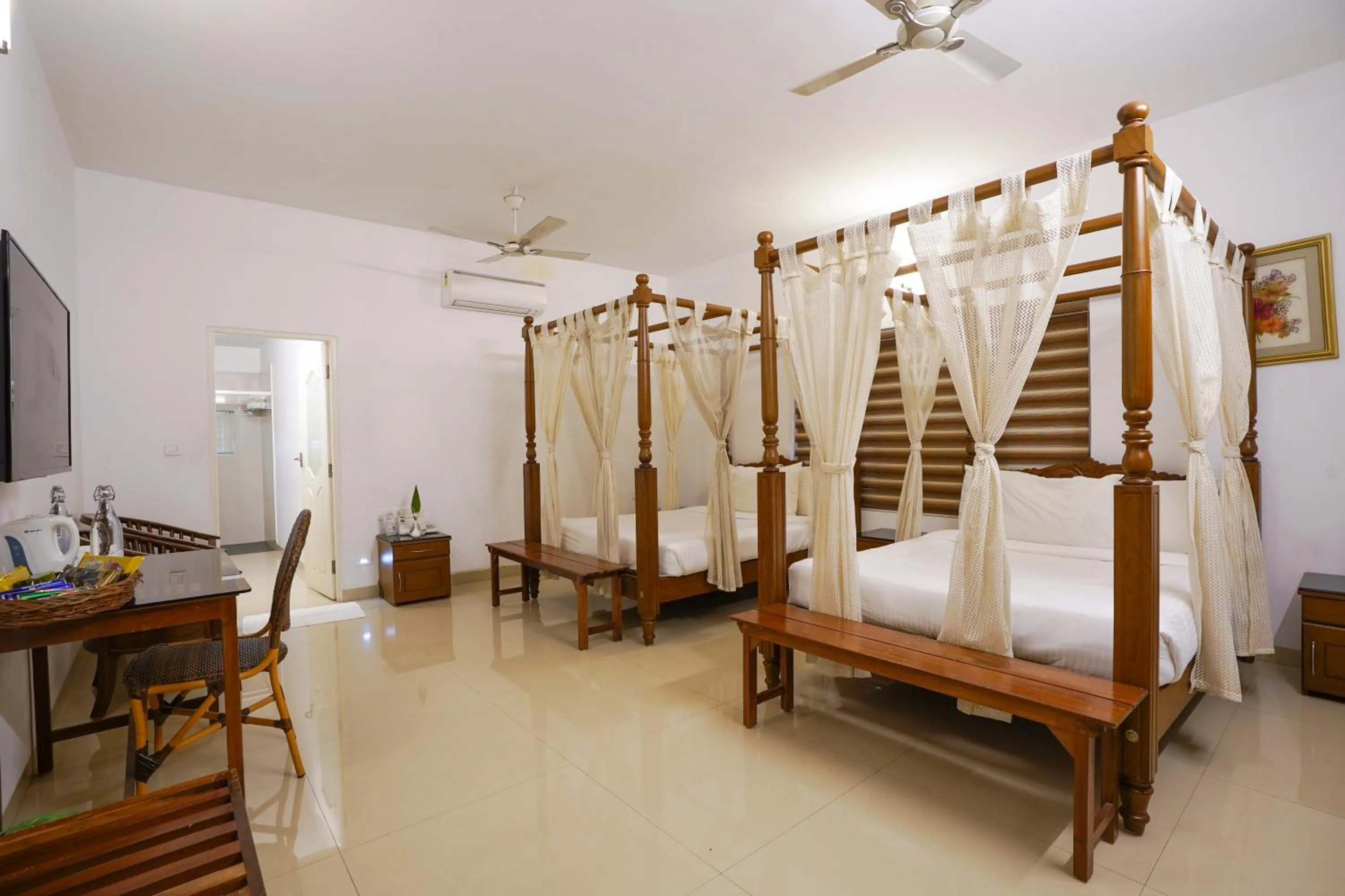 Photo of the whole room, Bed in Once Upon The River, Aluva - Near Cochin International Airport