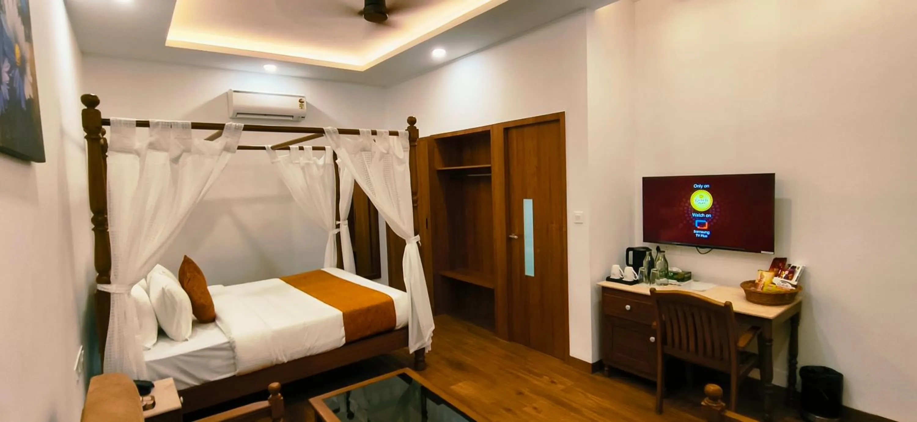Bedroom, Bed in Once Upon The River, Aluva - Near Cochin International Airport
