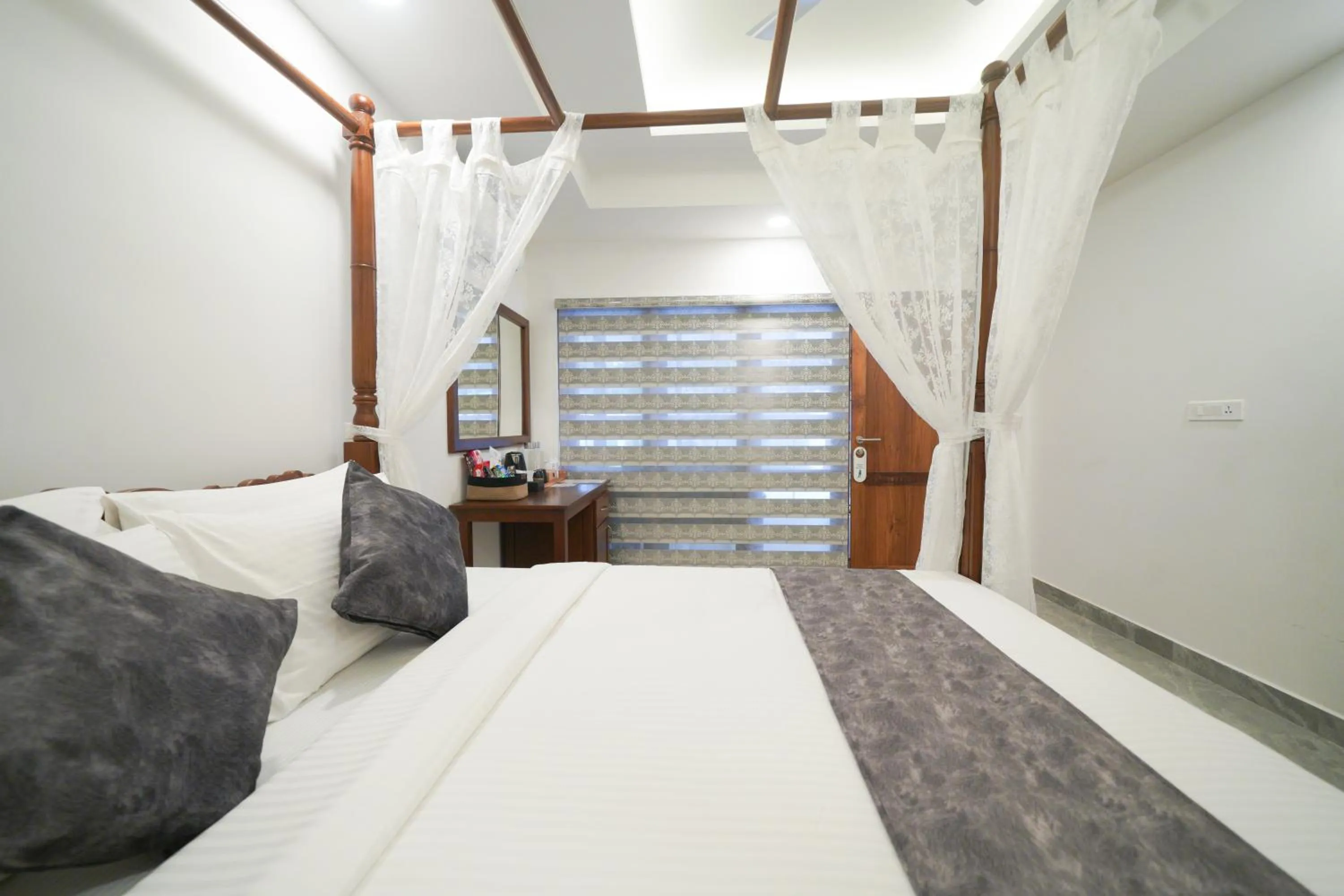 Bed in Once Upon The River, Aluva - Near Cochin International Airport