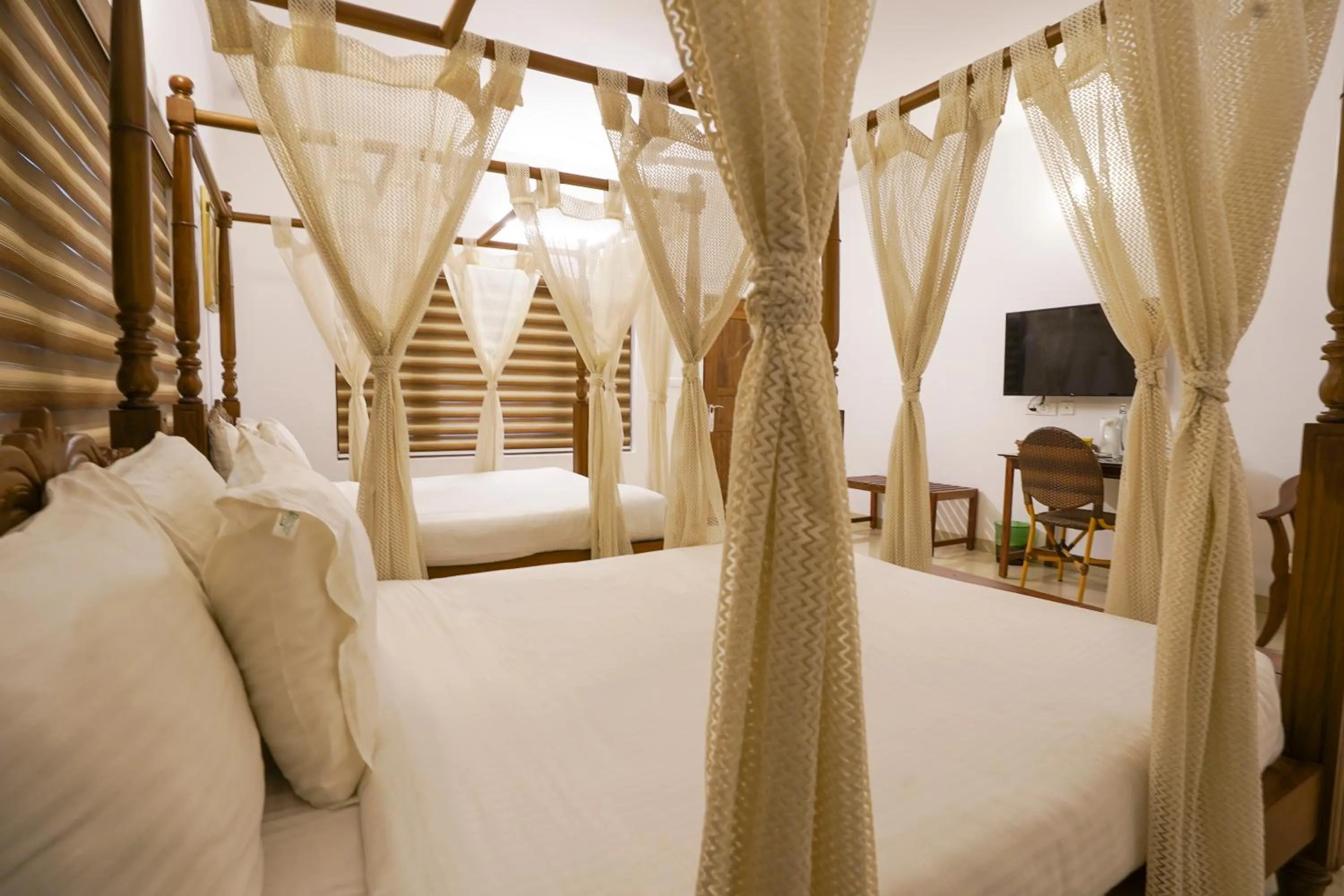 Bed in Once Upon The River, Aluva - Near Cochin International Airport