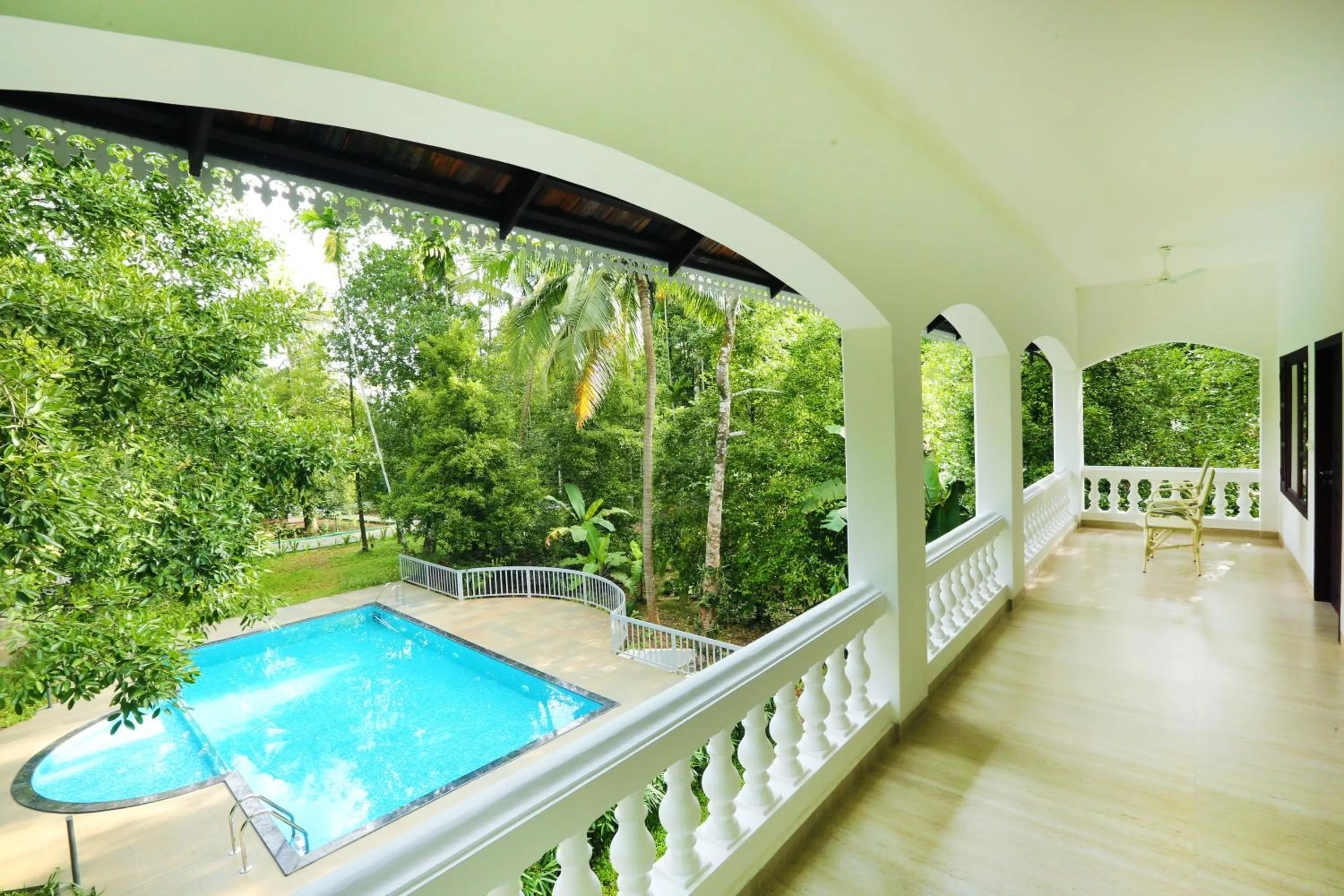 Balcony/Terrace in Once Upon The River, Aluva - Near Cochin International Airport