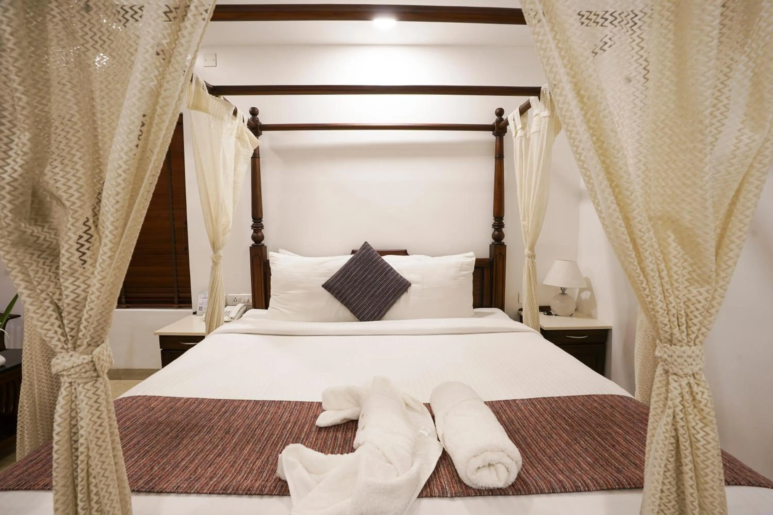 Bed in Once Upon The River, Aluva - Near Cochin International Airport