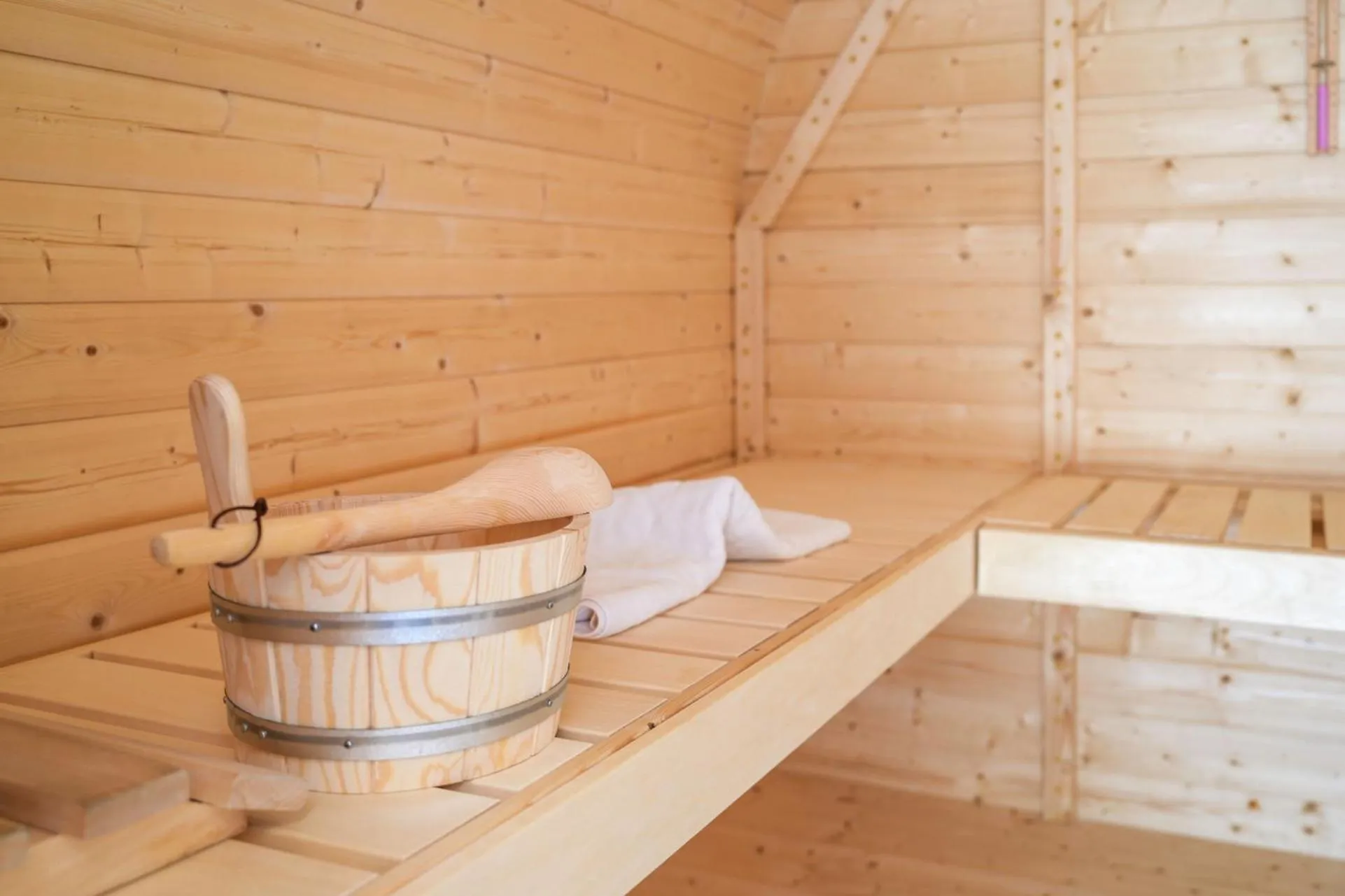 Sauna in Hotel Zeit & Traum Privat SPA