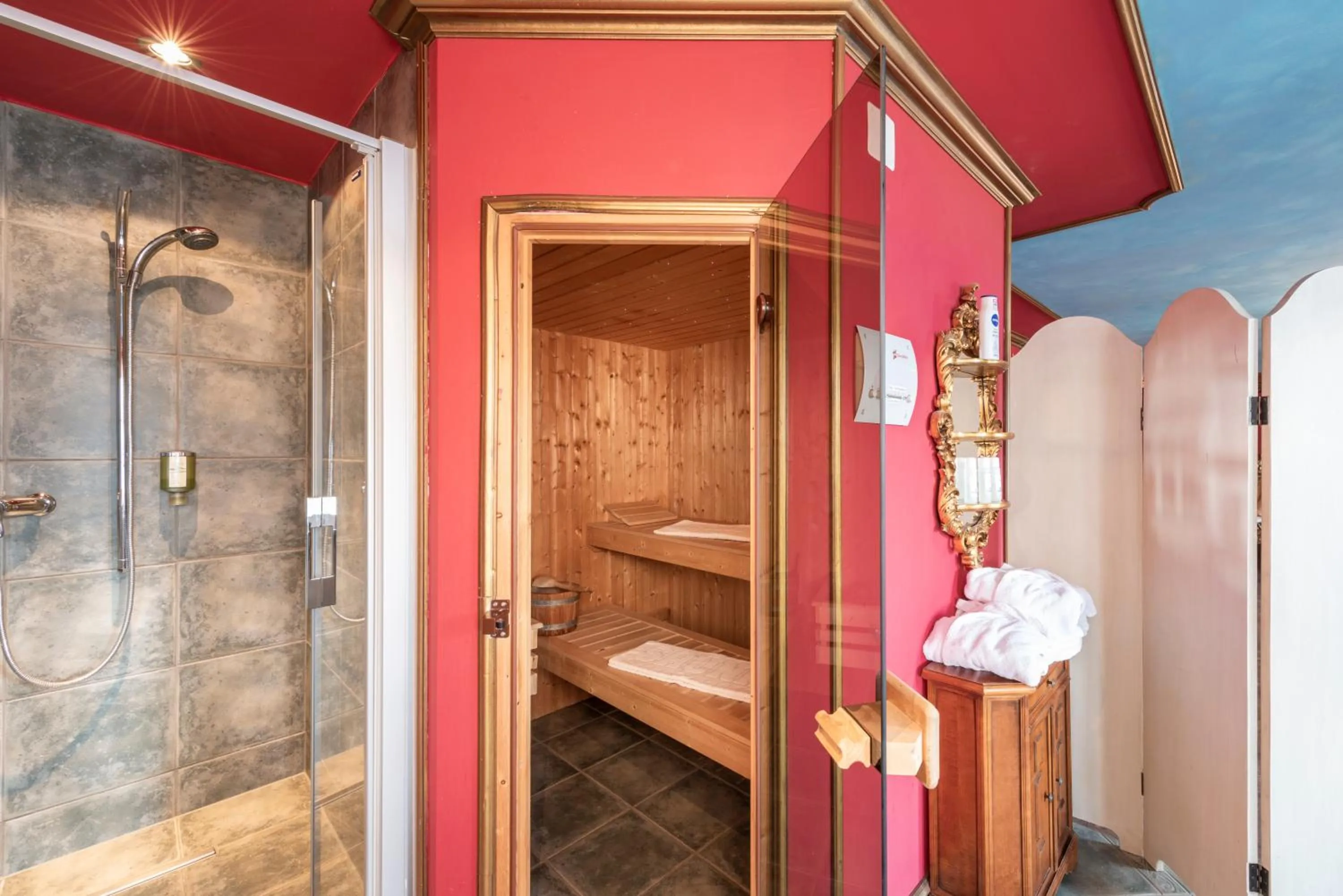 Sauna in Hotel Zeit & Traum Privat SPA