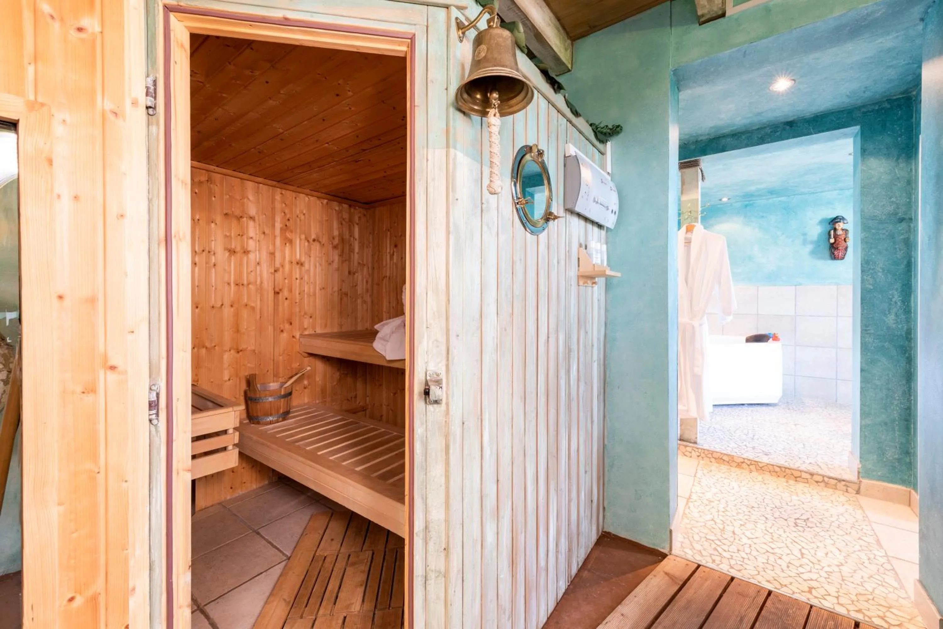 Sauna in Hotel Zeit & Traum Privat SPA