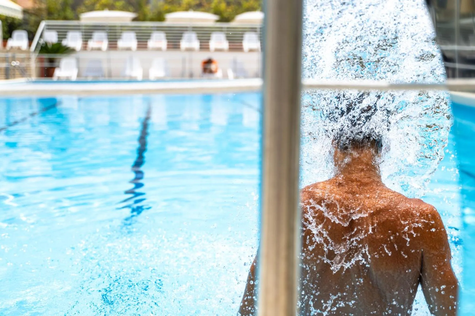 Swimming pool in Hotel Palace Magnolia SPA