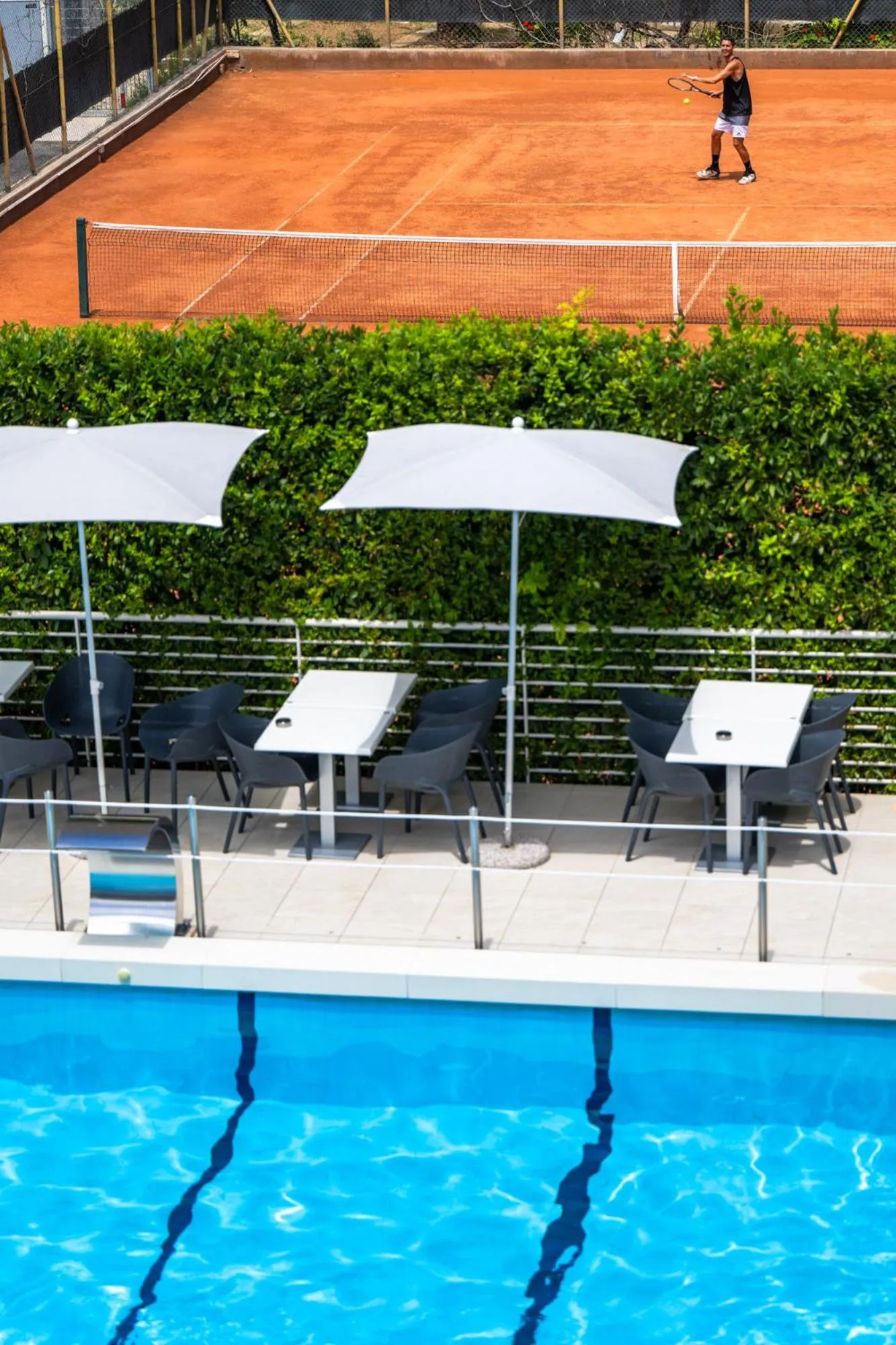 Tennis court in Hotel Palace Magnolia SPA
