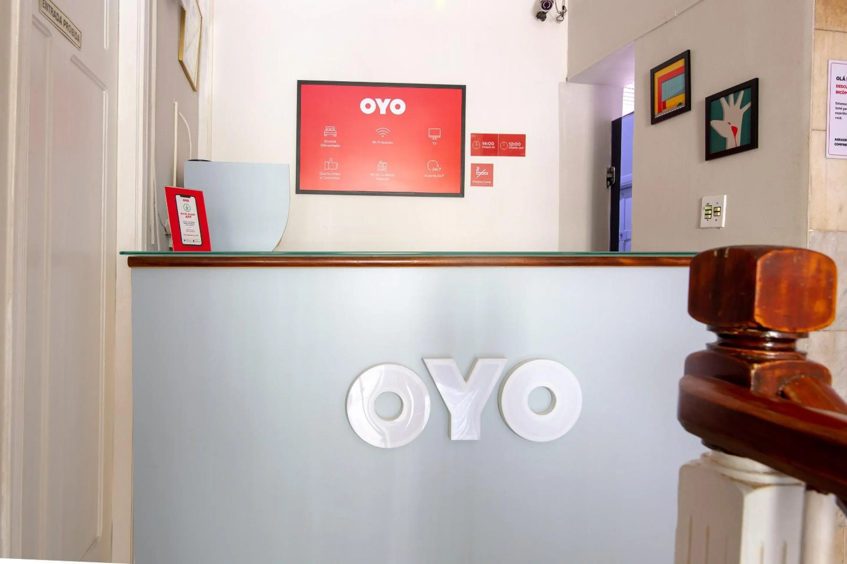 Lobby or reception in OYO Hotel Castro Alves, São Paulo