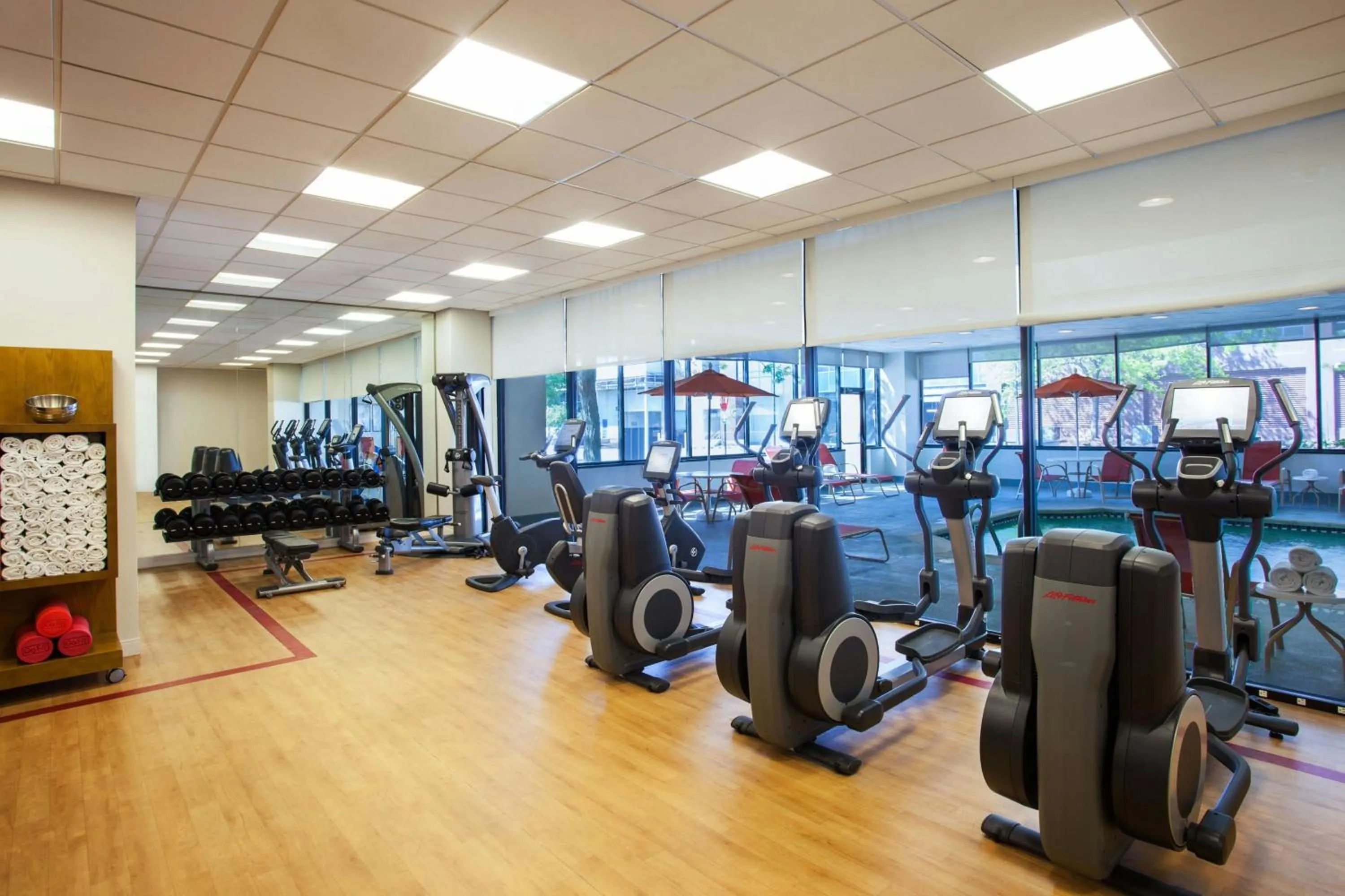 Fitness centre/facilities in Sheraton Lincoln Harbor Hotel