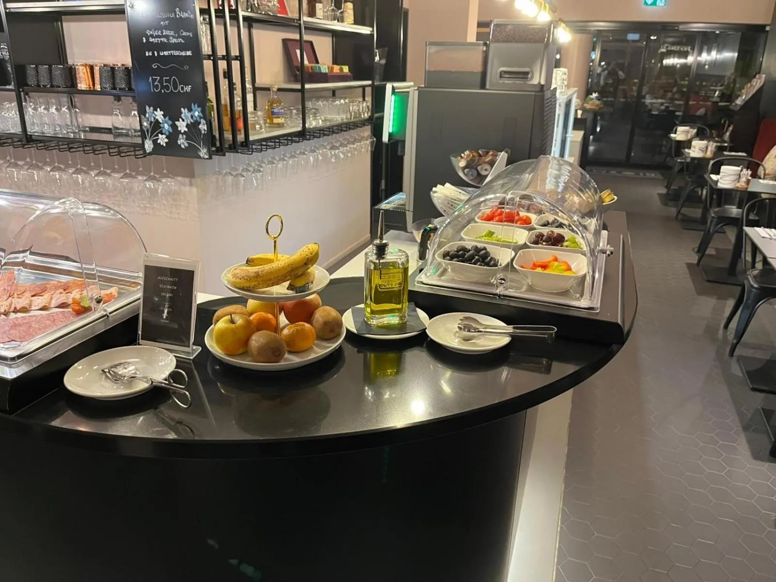 Buffet breakfast in BLOOM Boutique Hotel & Lounge Basel