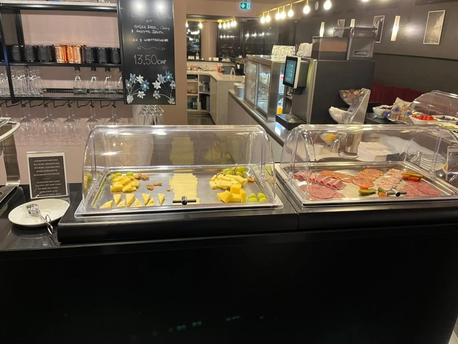 Buffet breakfast in BLOOM Boutique Hotel & Lounge Basel