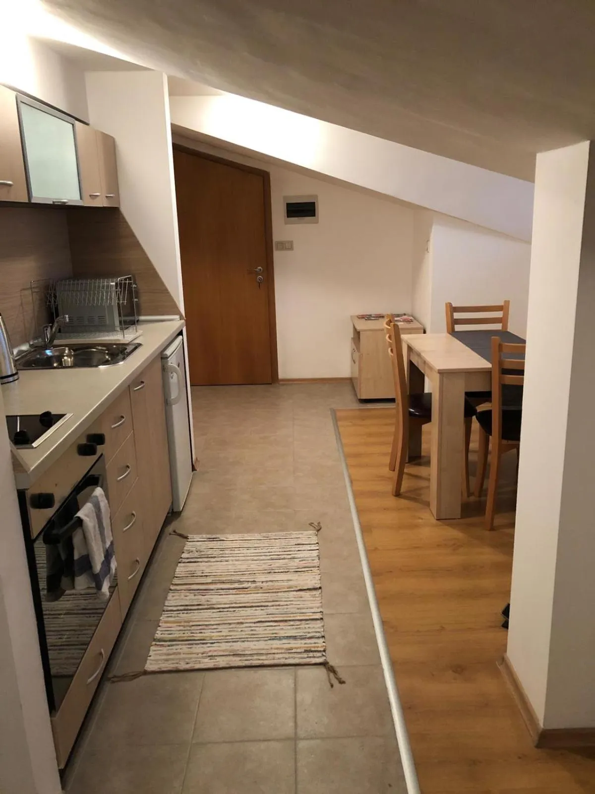 Kitchen or kitchenette in Stylish Studio Apart Aspen Golf Resort