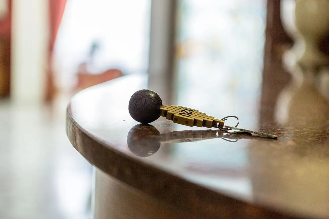 Decorative detail in Hotel Vittoria