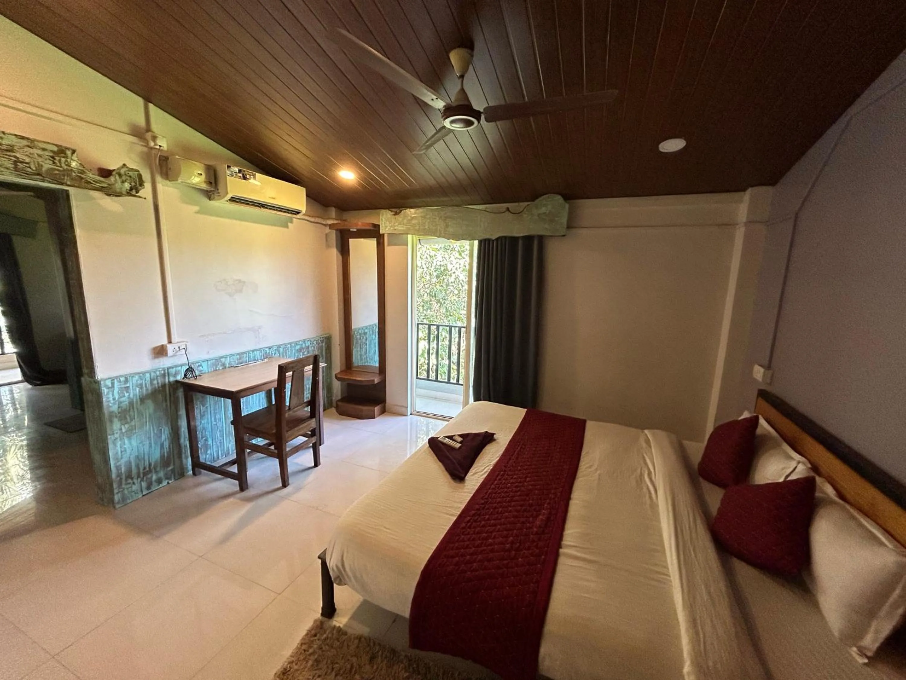 Bed in Shivam Bnb Mandrem Resort