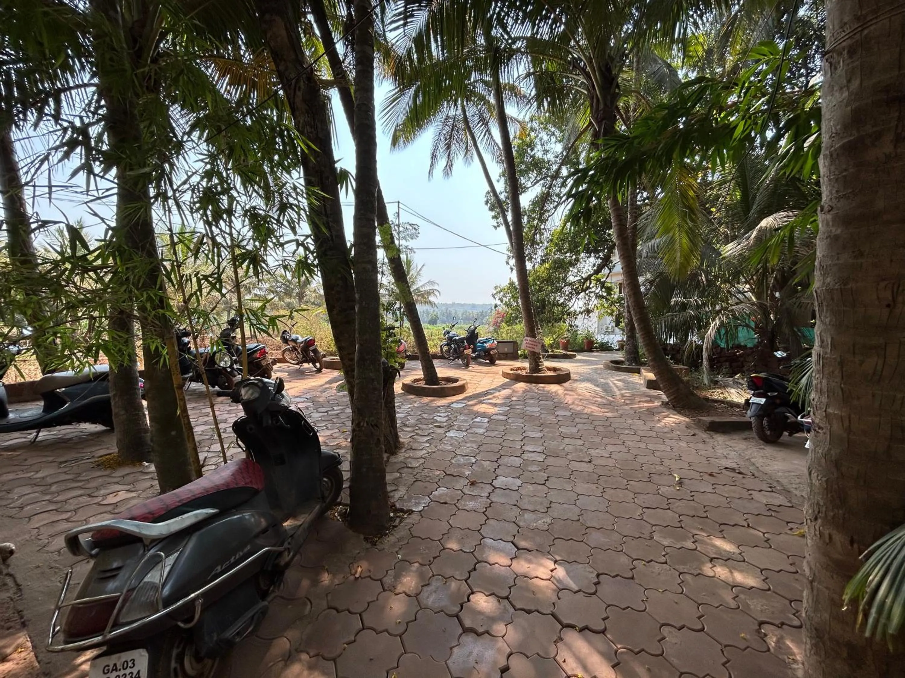 Parking in Shivam Bnb Mandrem Resort