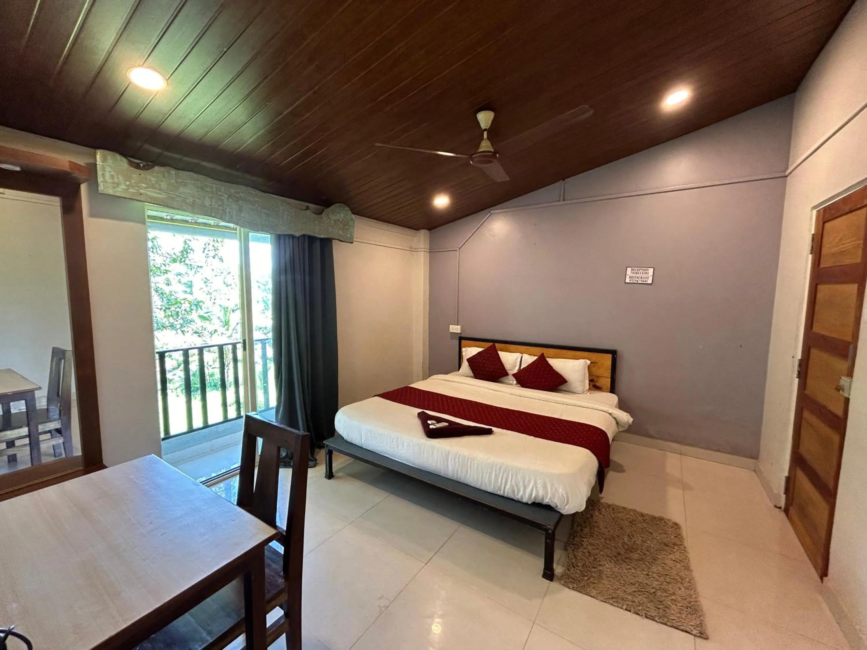 Bed in Shivam Bnb Mandrem Resort