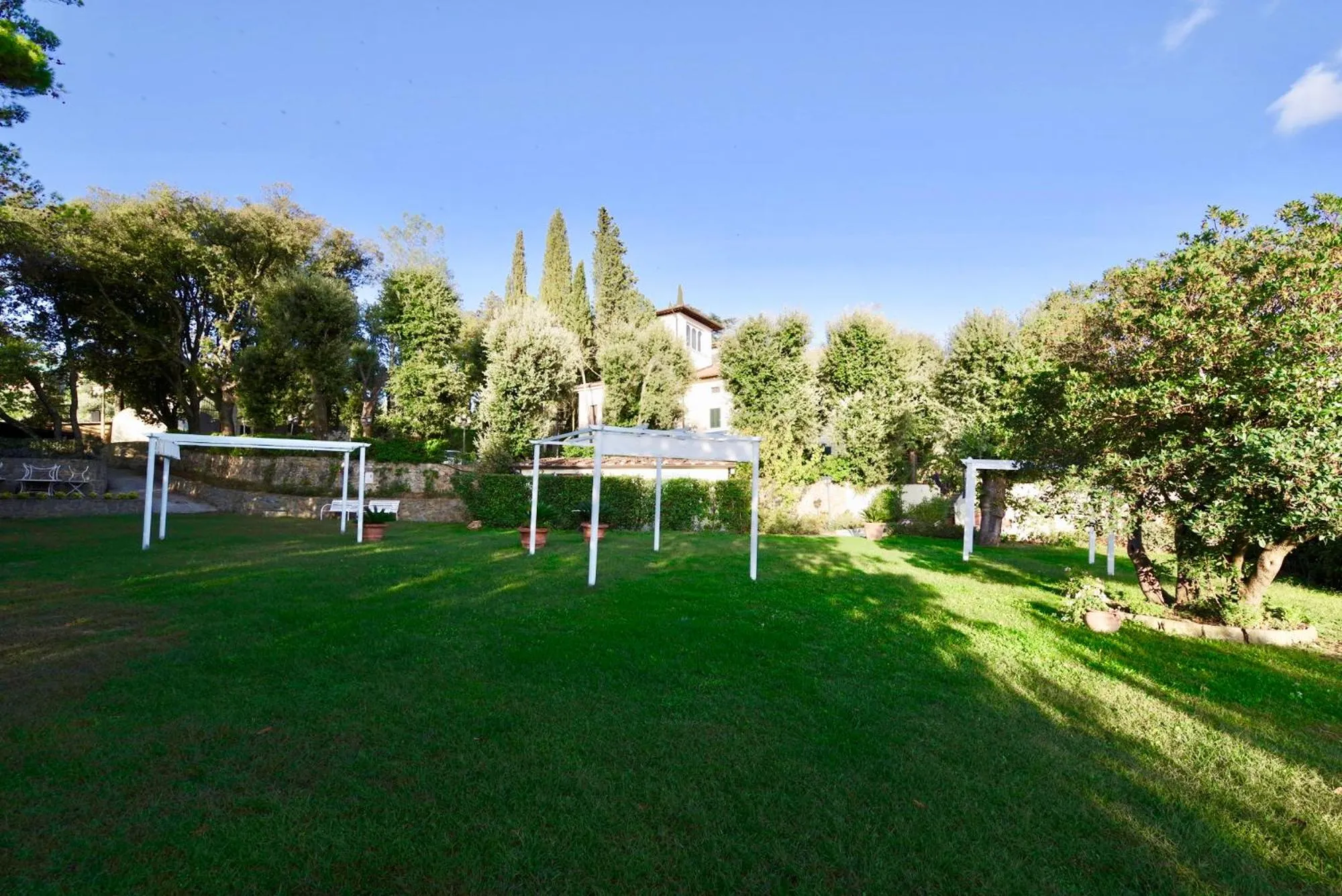 Garden in Villa del Parco in Tuscany