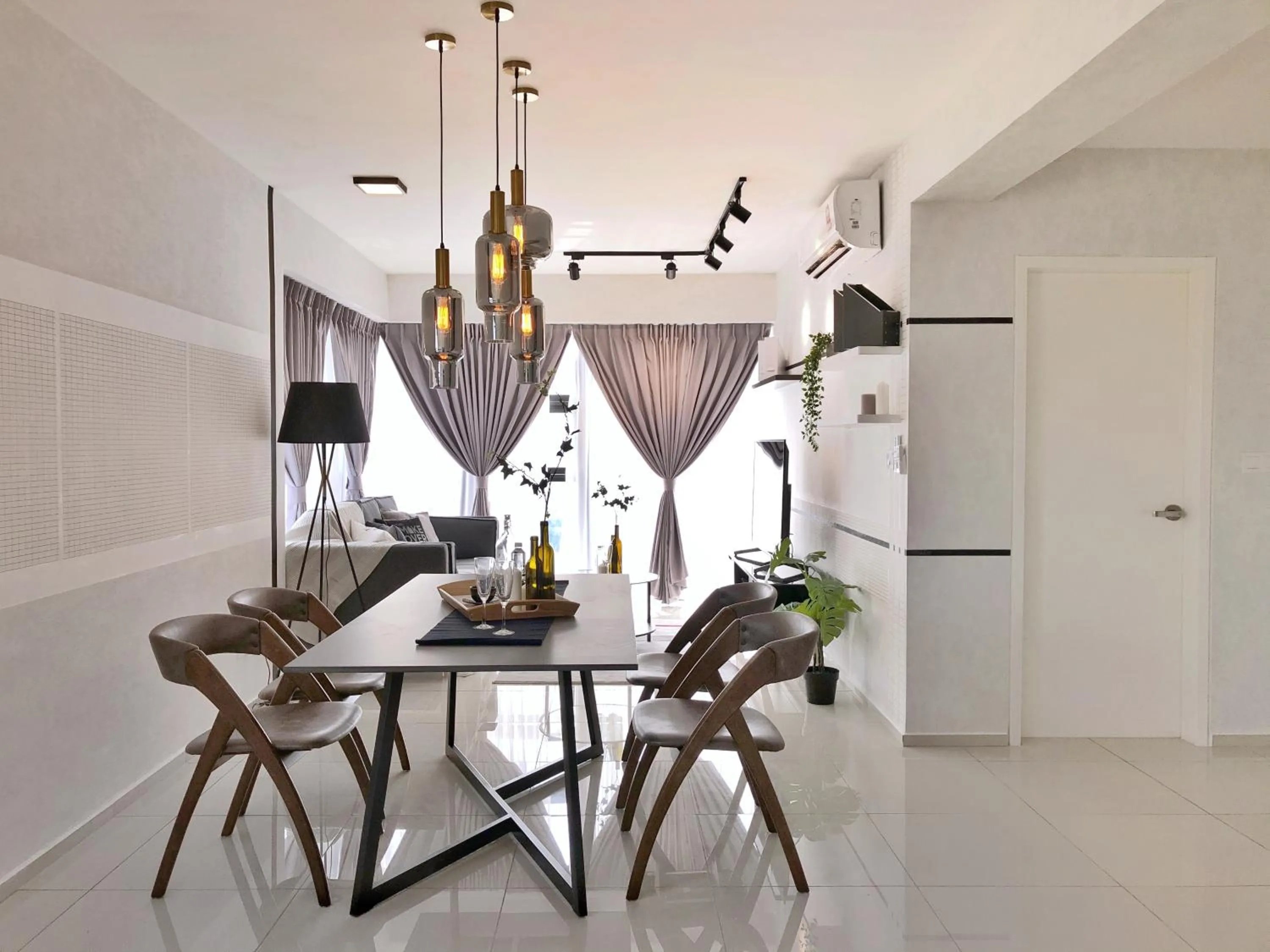 Dining area in EkoCheras Designer Suite by Moka @ Cheras