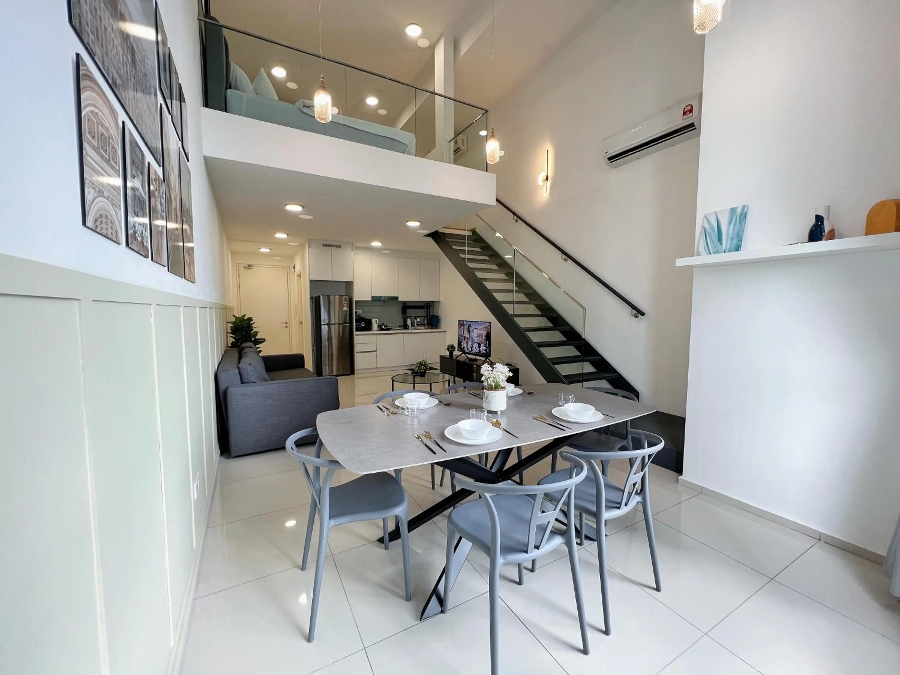 Dining area in EkoCheras Designer Suite by Moka @ Cheras